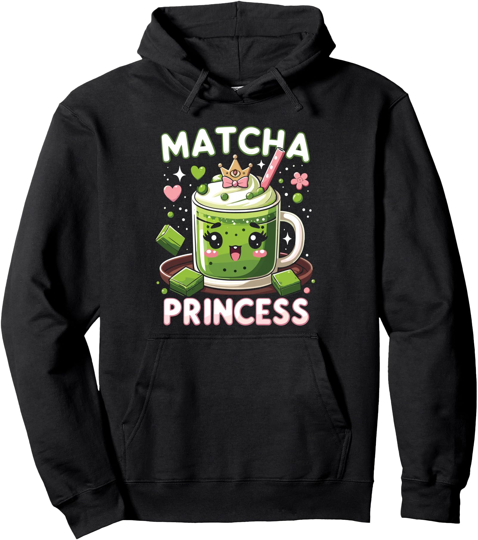 Matcha Princess Matcha Tea Pullover Hoodie
