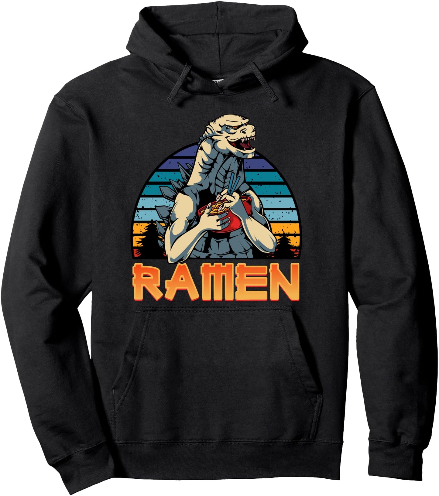 Kaiju Ramen Anime Manga Kawaii Otaku Asian Japanese Food Pullover Hoodie
