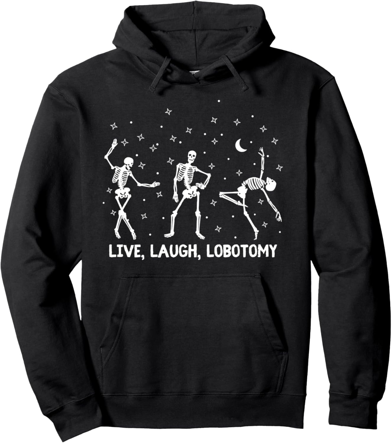 Vintage Live Laugh Lobotomy Lobotomies Retro Pullover Hoodie