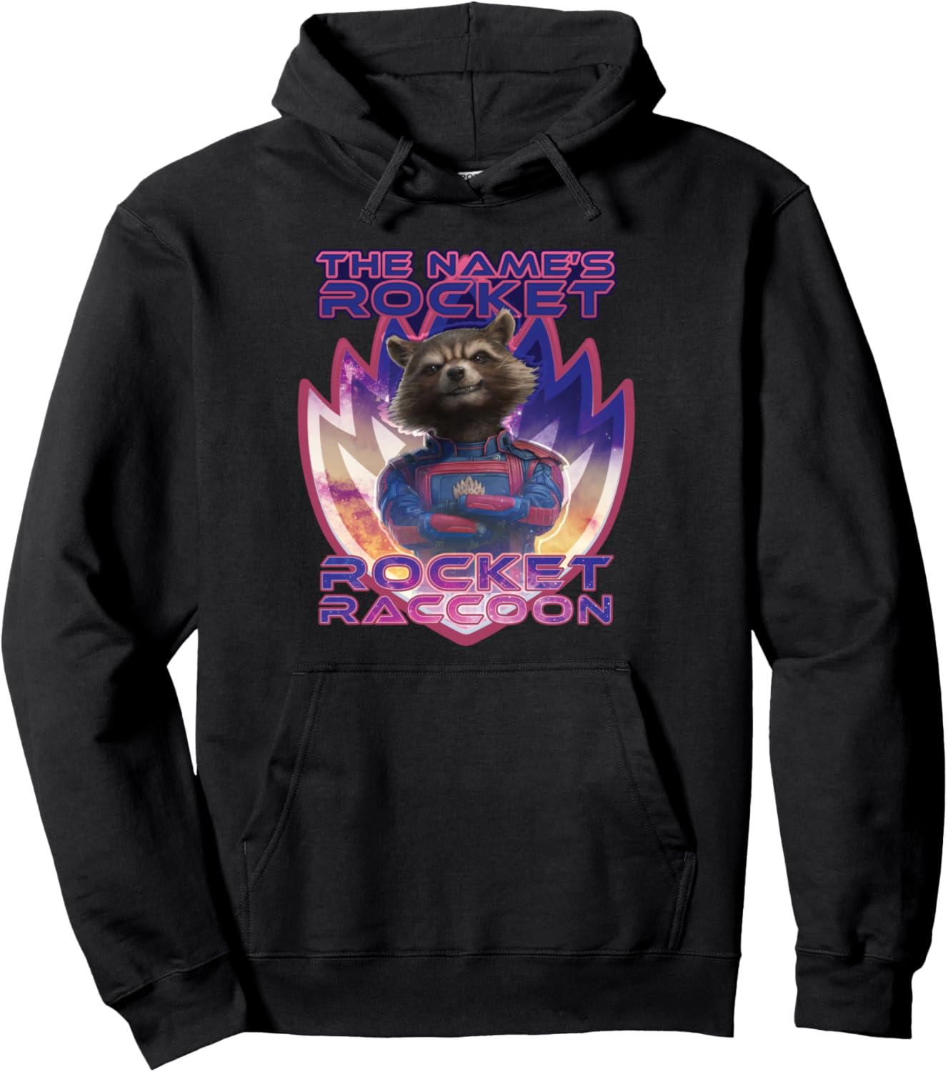 Marvel Guardians of the Galaxy 3 The Name\u2019s Rocket Raccoon Pullover Hoodie