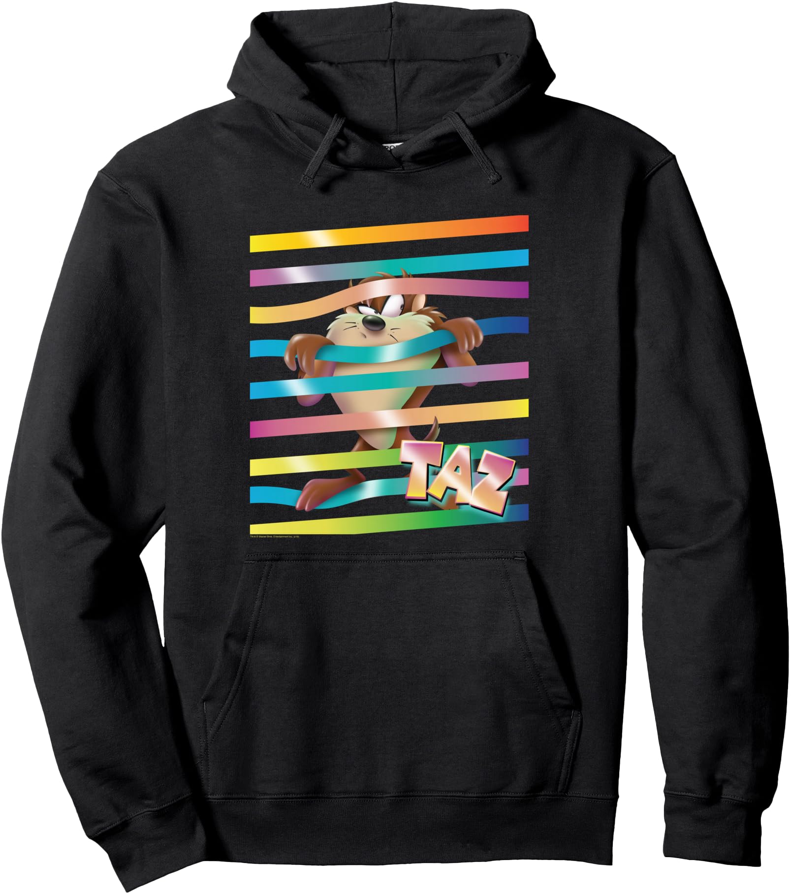 Looney Tunes Taz Stripes Pullover Hoodie