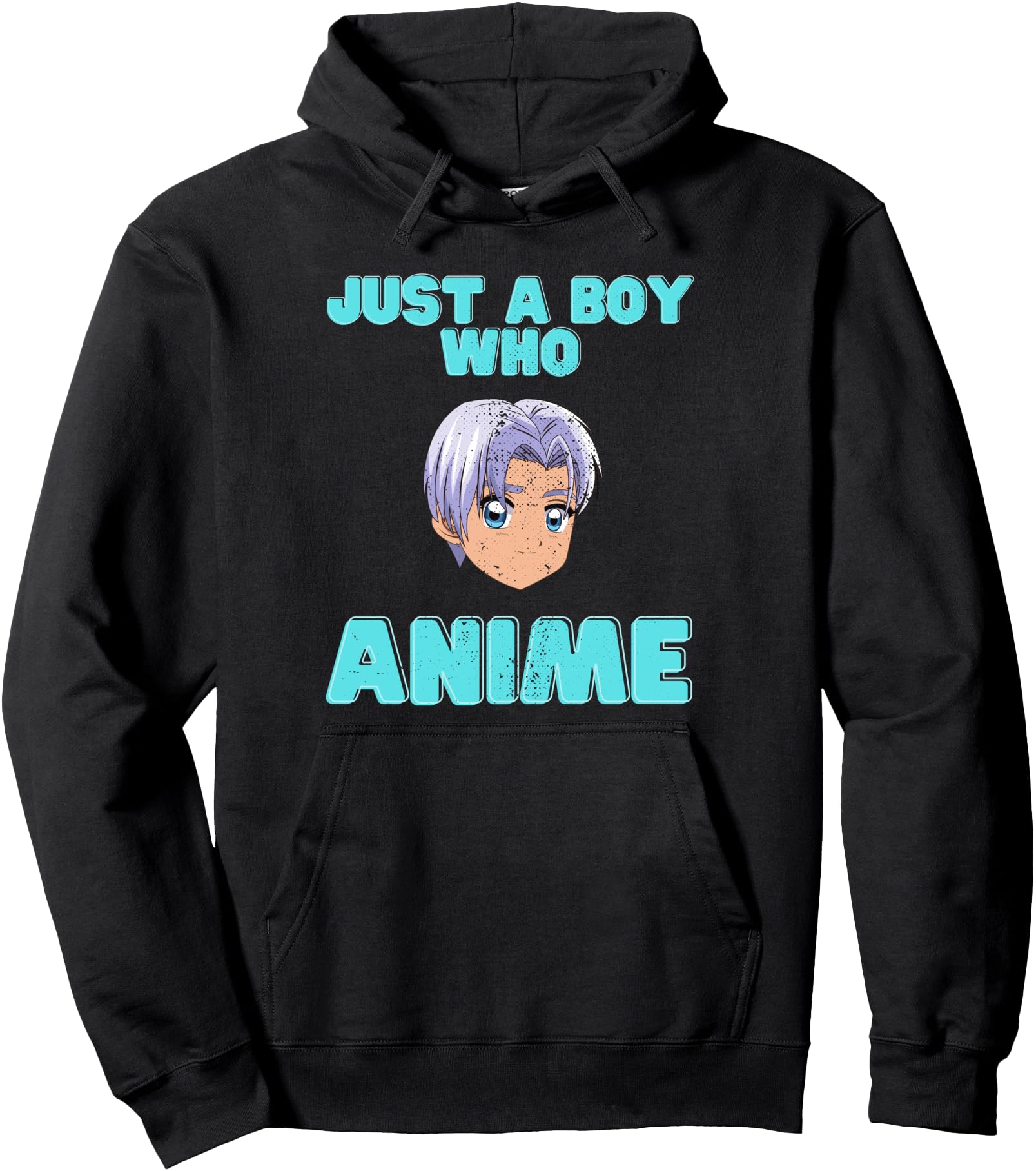 Funny Just A Boy Who Loves Anime Japanese Cosplay Manga Pullover Hoodie