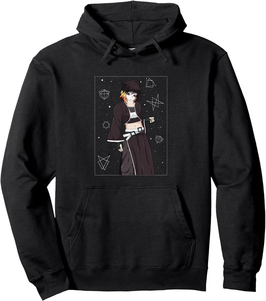 Angura Kei Dark Japanese Aesthetic Gothic Anime Boy Pullover Hoodie