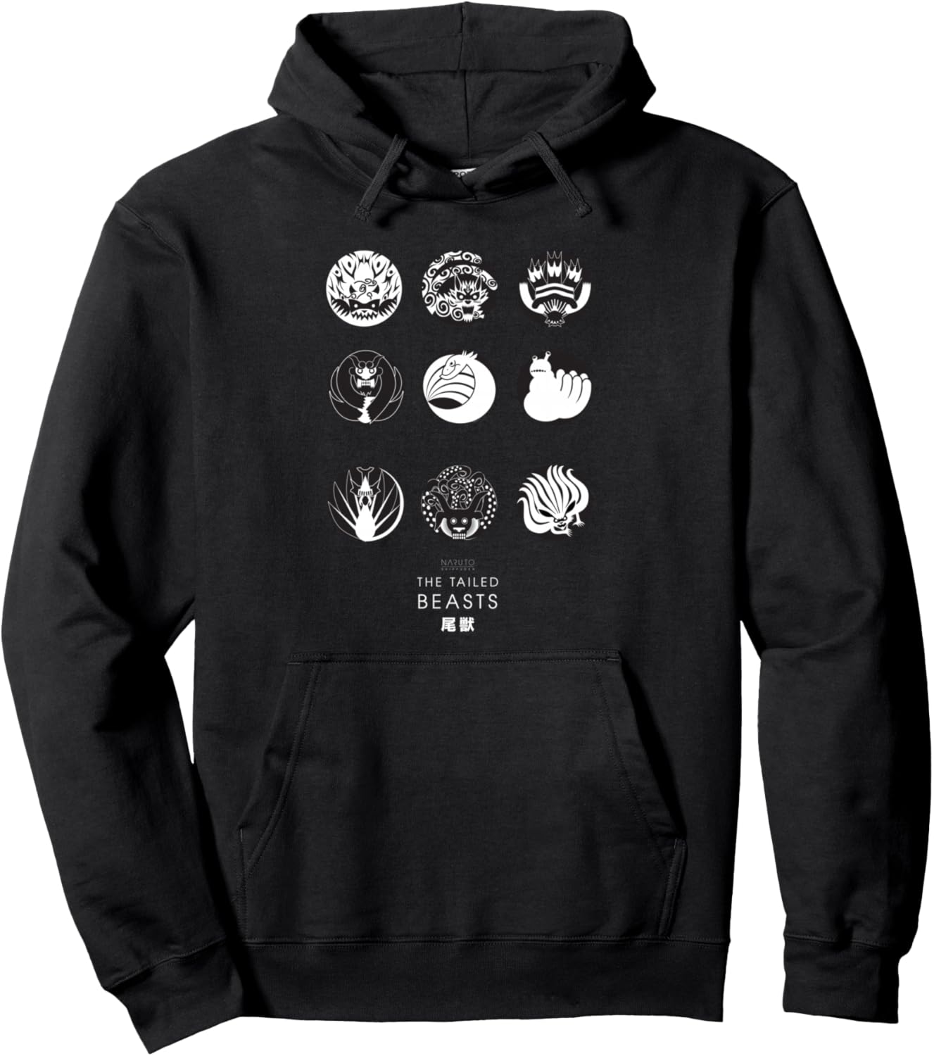 Naruto Anime Cartoon Tailed Beast Pullover Hoodie