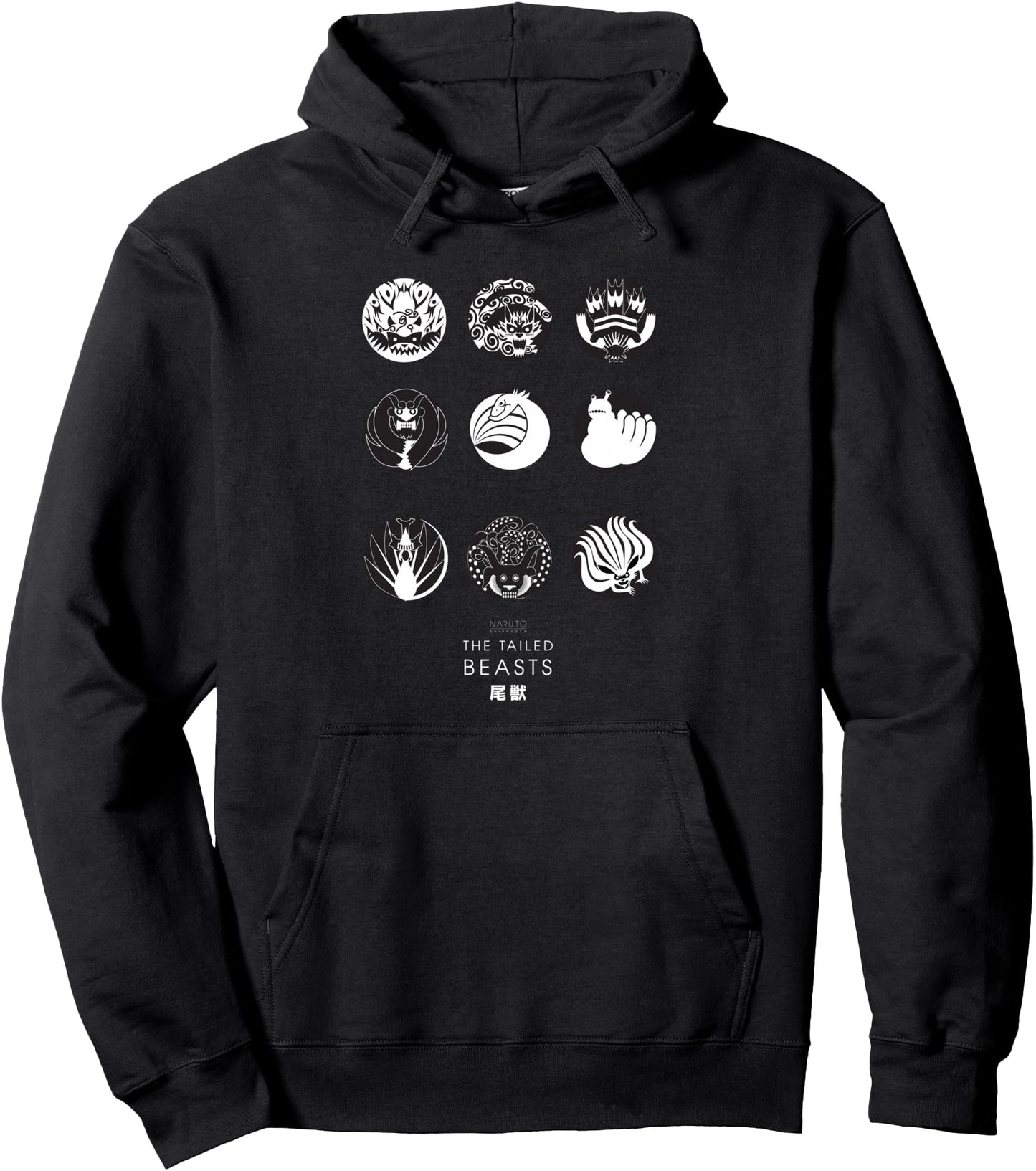 Naruto Anime Cartoon Tailed Beast Pullover Hoodie