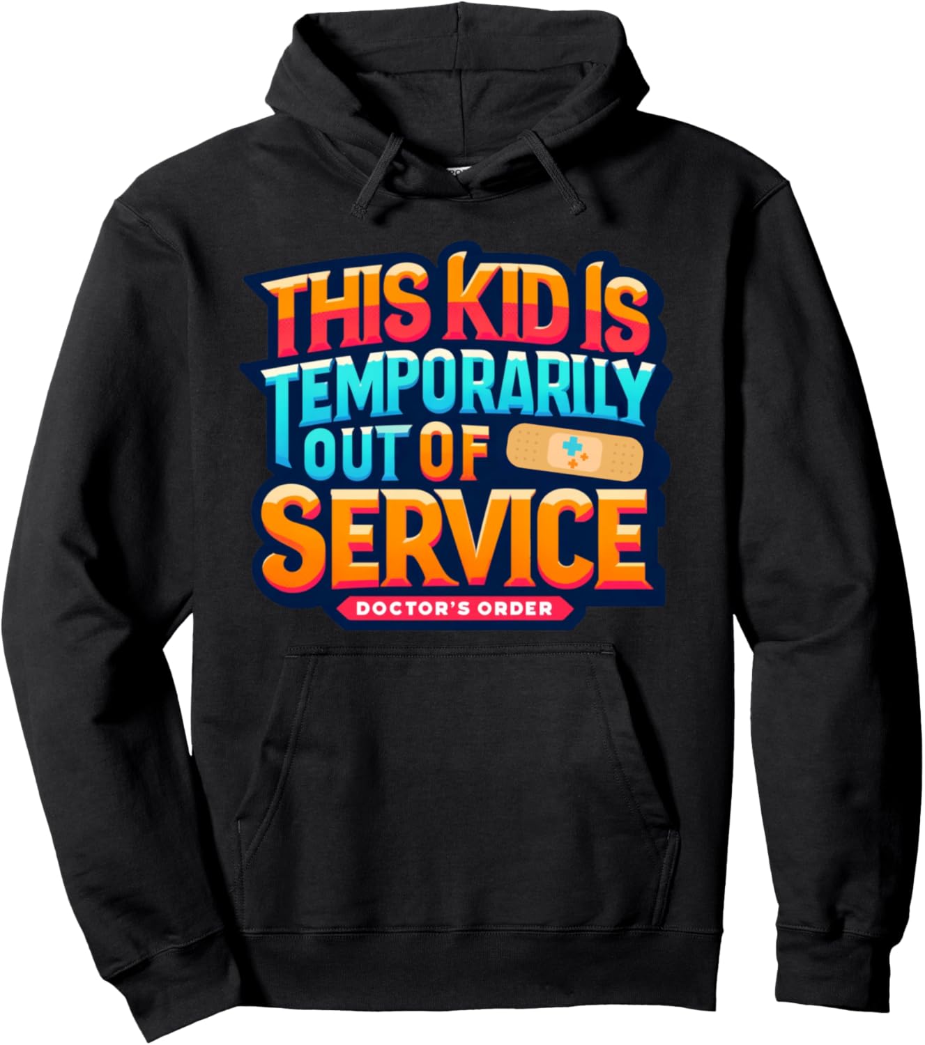 Funny Surgery Recovery Get Well Soon Gift Teens Kids Clothes Pullover Hoodie