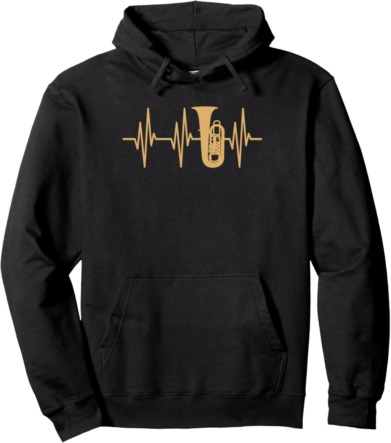 Heartbeat tuba Pullover Hoodie