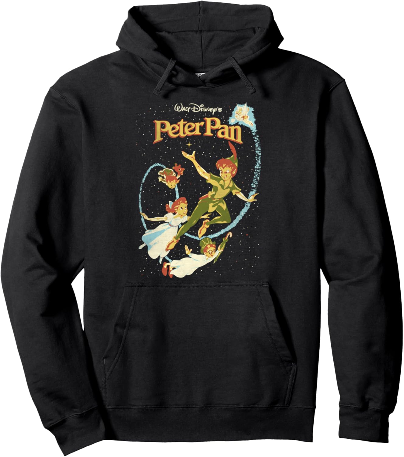 Disney Peter Pan Darling Flight Vintage Graphic Hoodie Pullover Hoodie