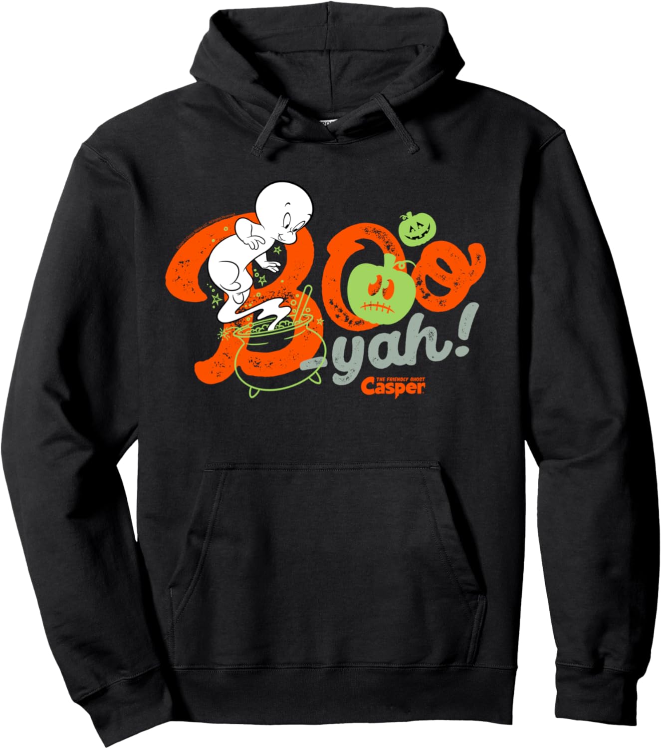 Casper the Friendly Ghost Halloween Boo-Yah Pullover Hoodie