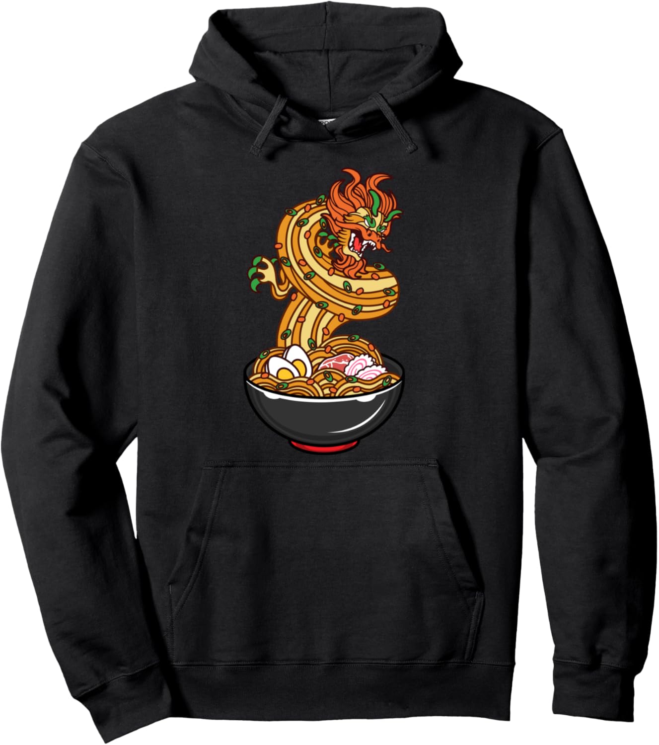 Funny Cute Kawaii Dragon Ramen Noodles Japanese Anime Gift Pullover Hoodie