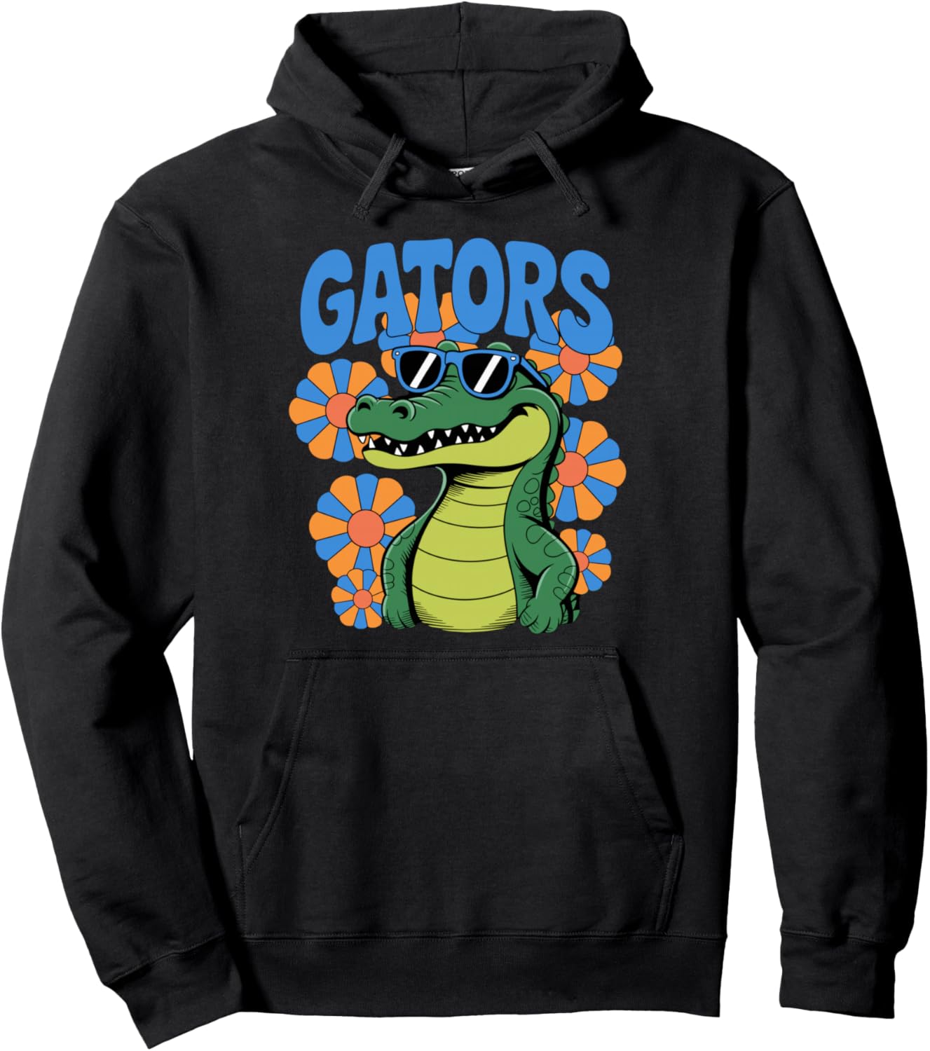 Gator Floral Alligator Men Women Kids Boys Girls Youth Teen Pullover Hoodie