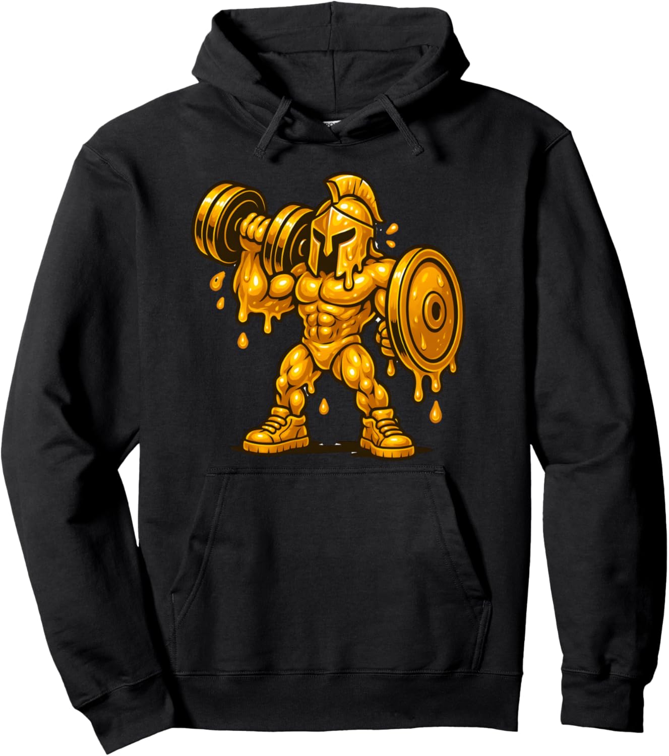 Spartan Gym Warrior Workout Bodybuilder Motivation Strength Pullover Hoodie