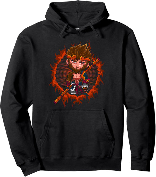 Chibi Monkey King Pullover Hoodie
