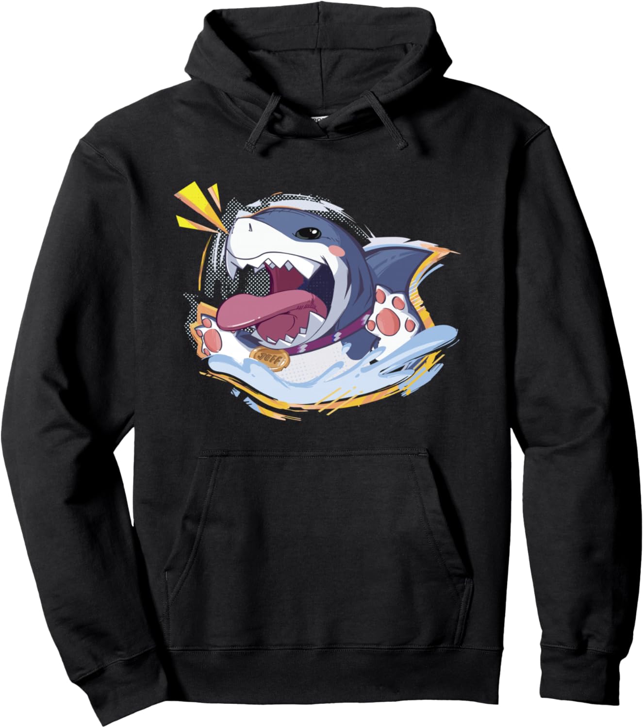 Marvel Rivals Jeff the Land Shark Unlimited Appetite Cute Pullover Hoodie