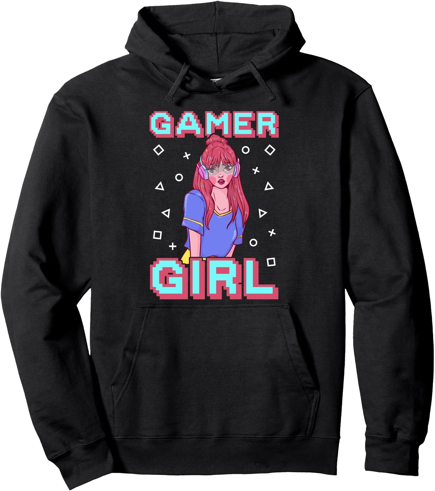 Gamer Girl Power Gaming Video Game Player Lover Anime Women Pullover Hoodie