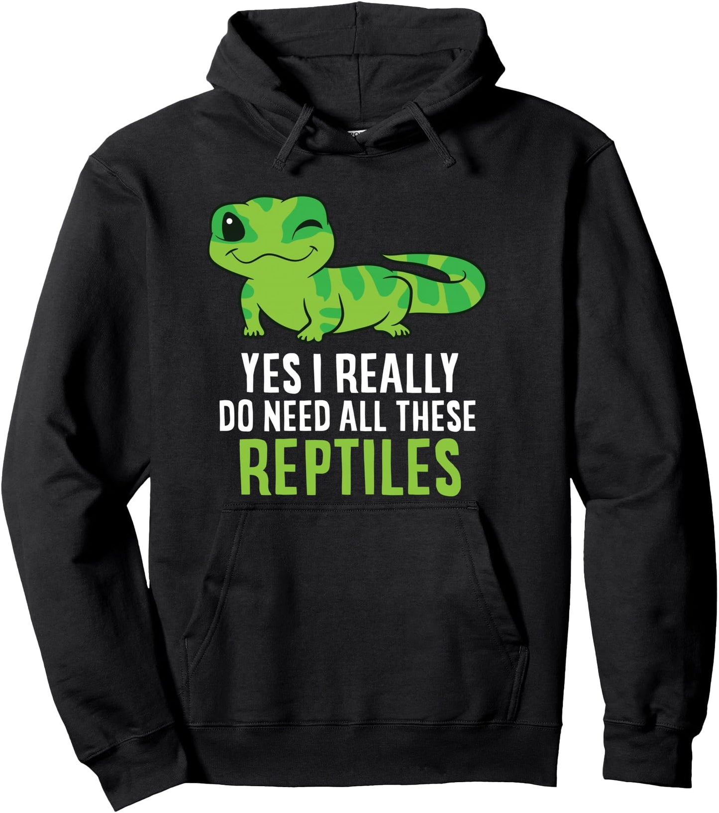 Yes, I really need all these reptiles Pullover Hoodie