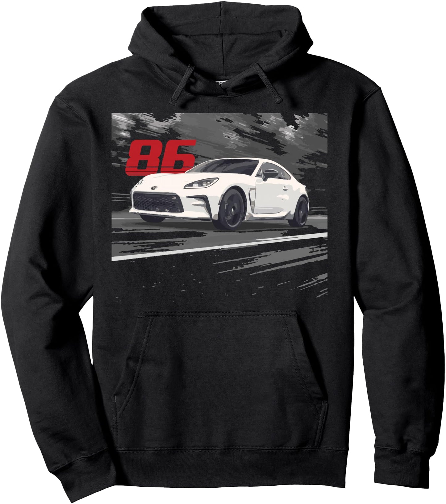 JDM Car Street Drift Race DK Tsuchiya 86 anime Pullover Hoodie