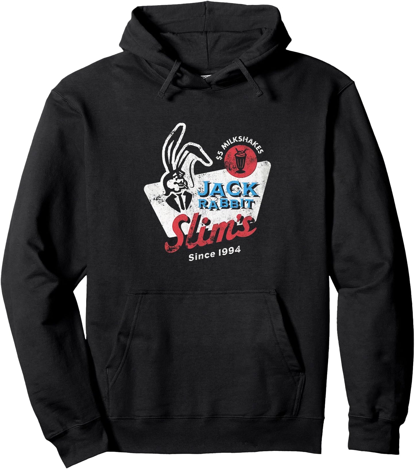 Rabbit Jack Slim's Pulp Milkshake Restaurant Retro Vintage Pullover Hoodie