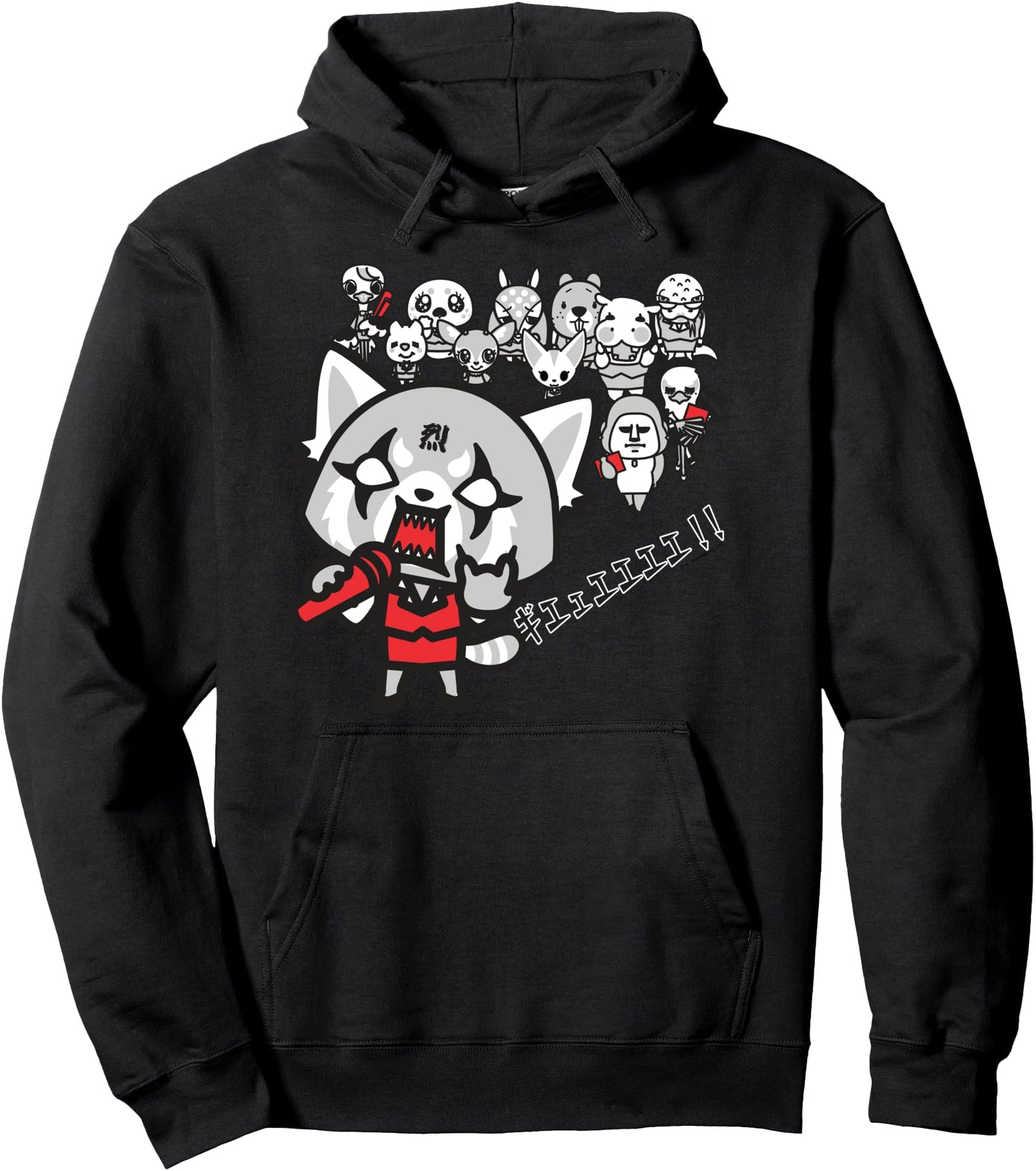 Aggretsuko Karaoke Rage Hoodie Pullover Hoodie