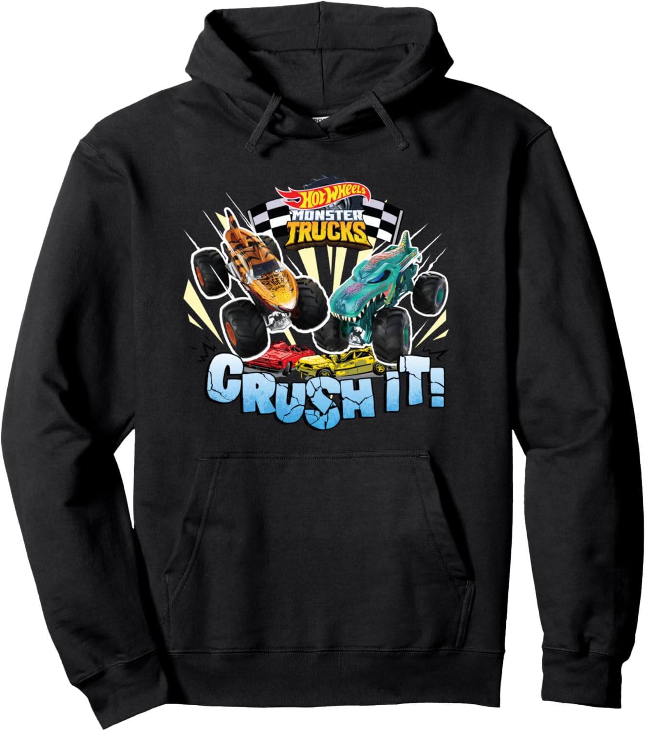 Hot Wheels Monster Trucks - Crush It Pullover Hoodie