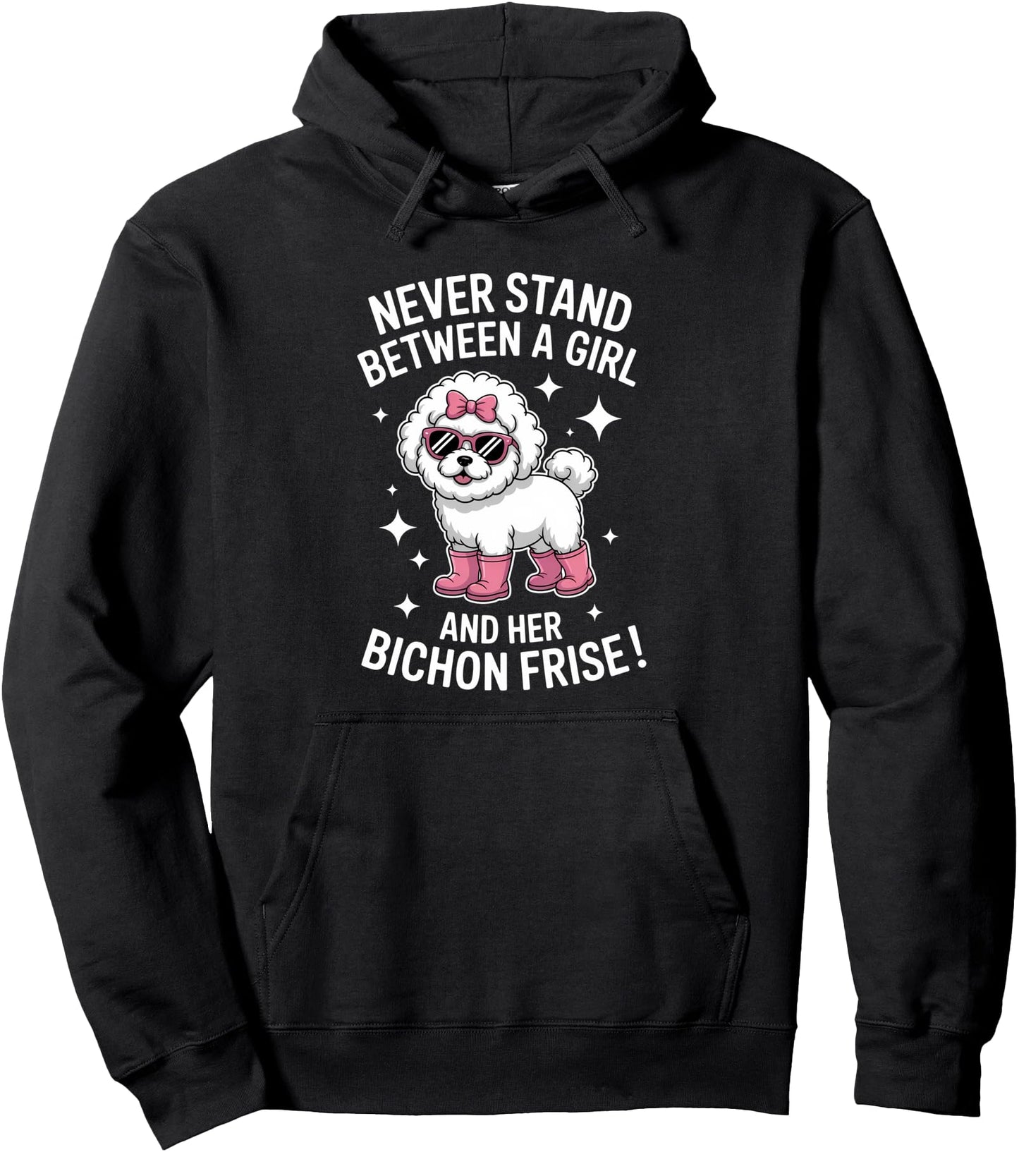 Bichon Frise Girl Funny Bichon Frise Pullover Hoodie