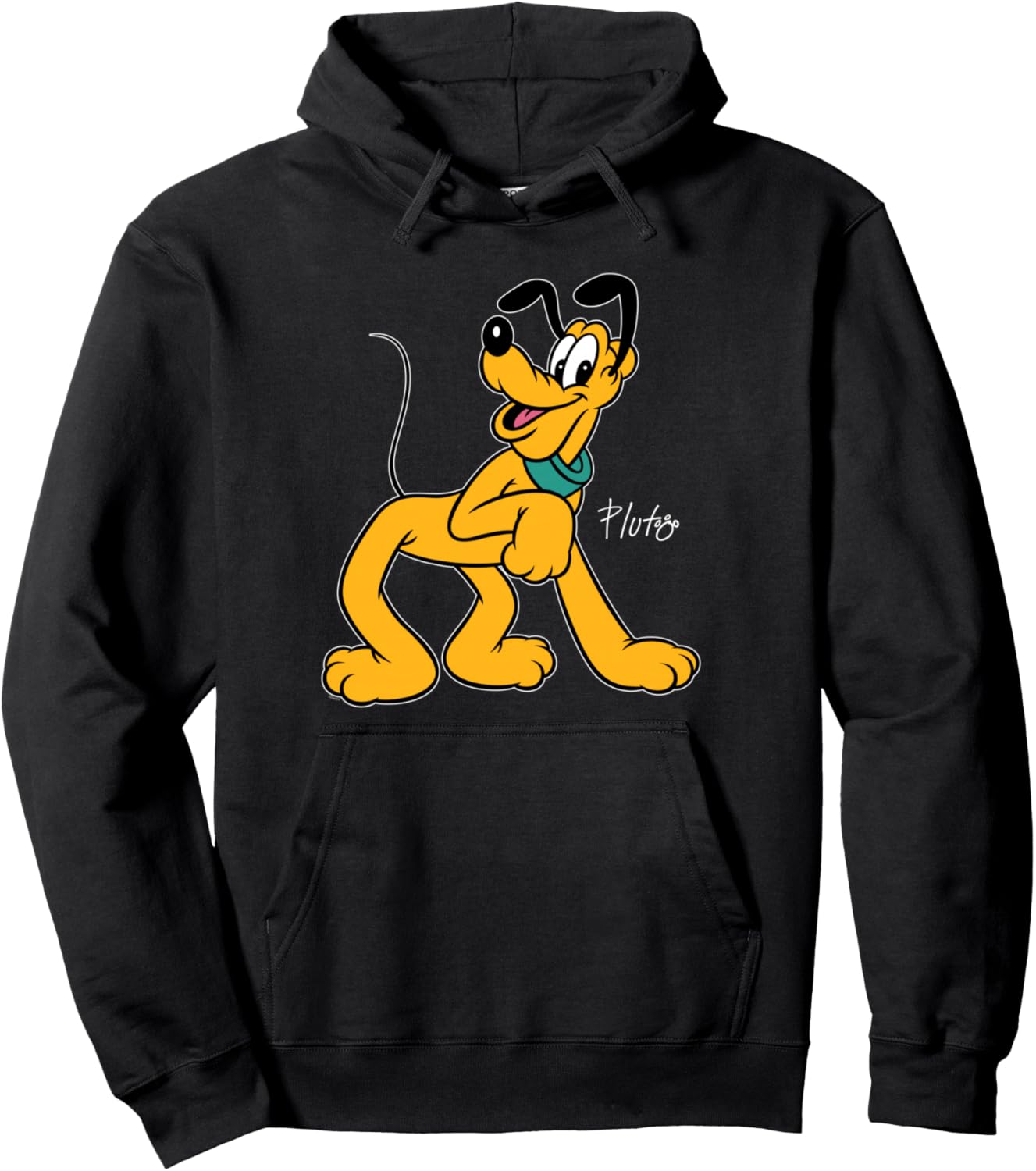 Disney Pluto the Dog Retro Character Pose Trip Matching Pullover Hoodie