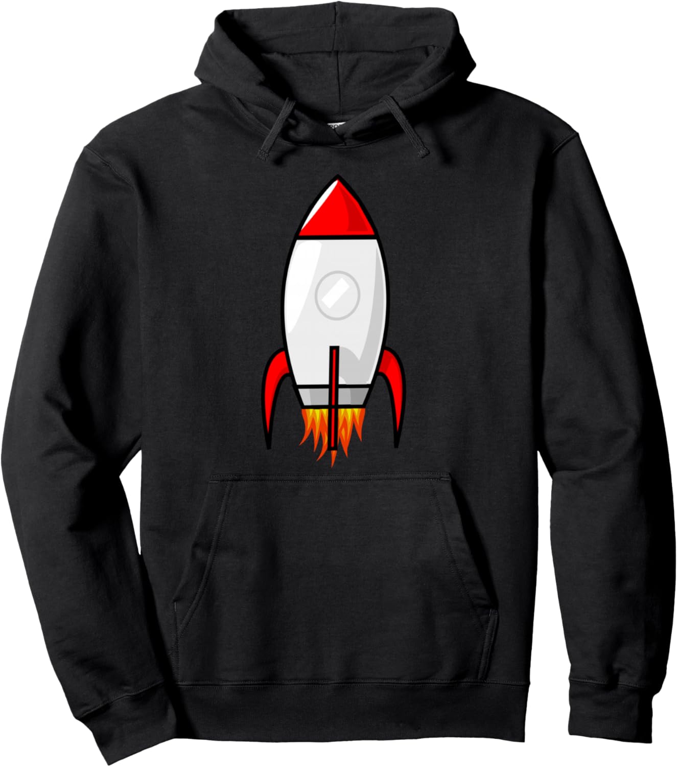 Rocket Costume Halloween Space Shuttle Spaceship Fun Cosplay Pullover Hoodie