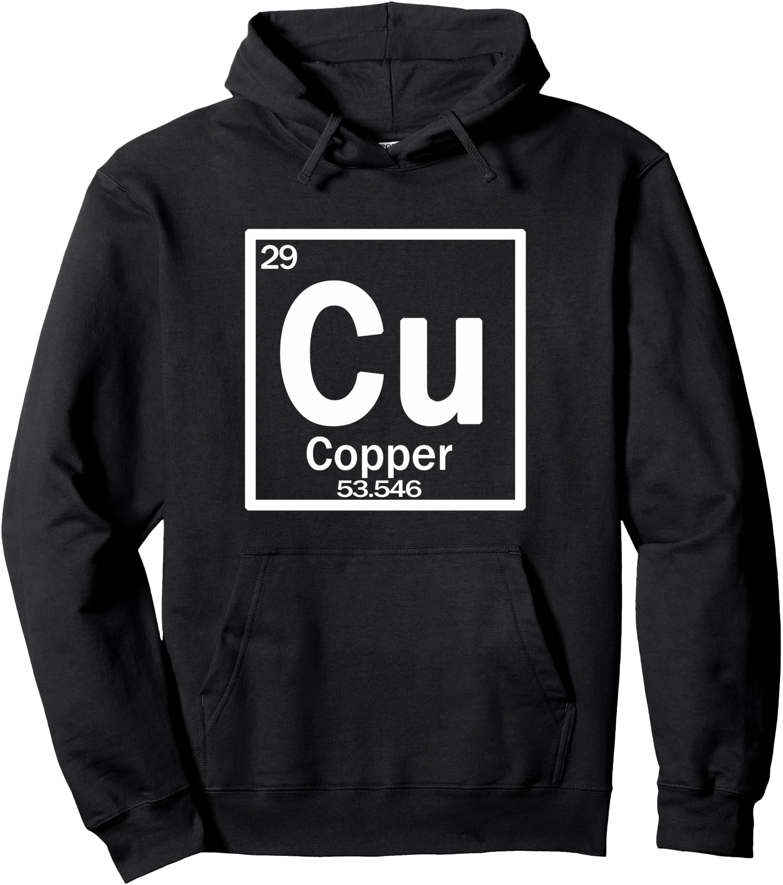 Copper (Cu) chemical element Pullover Hoodie