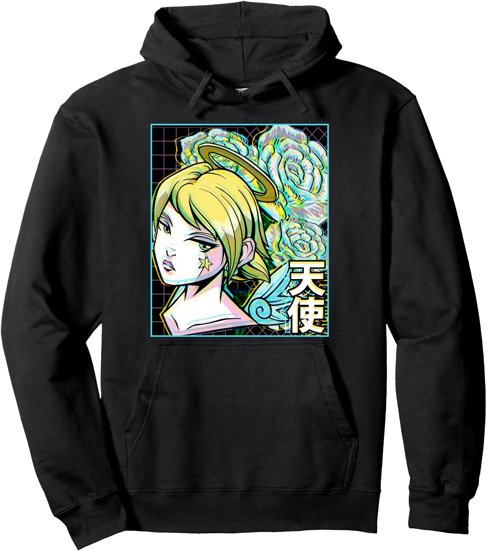 Japanese Vaporwave Retrowave Anime Lofi Pullover Hoodie