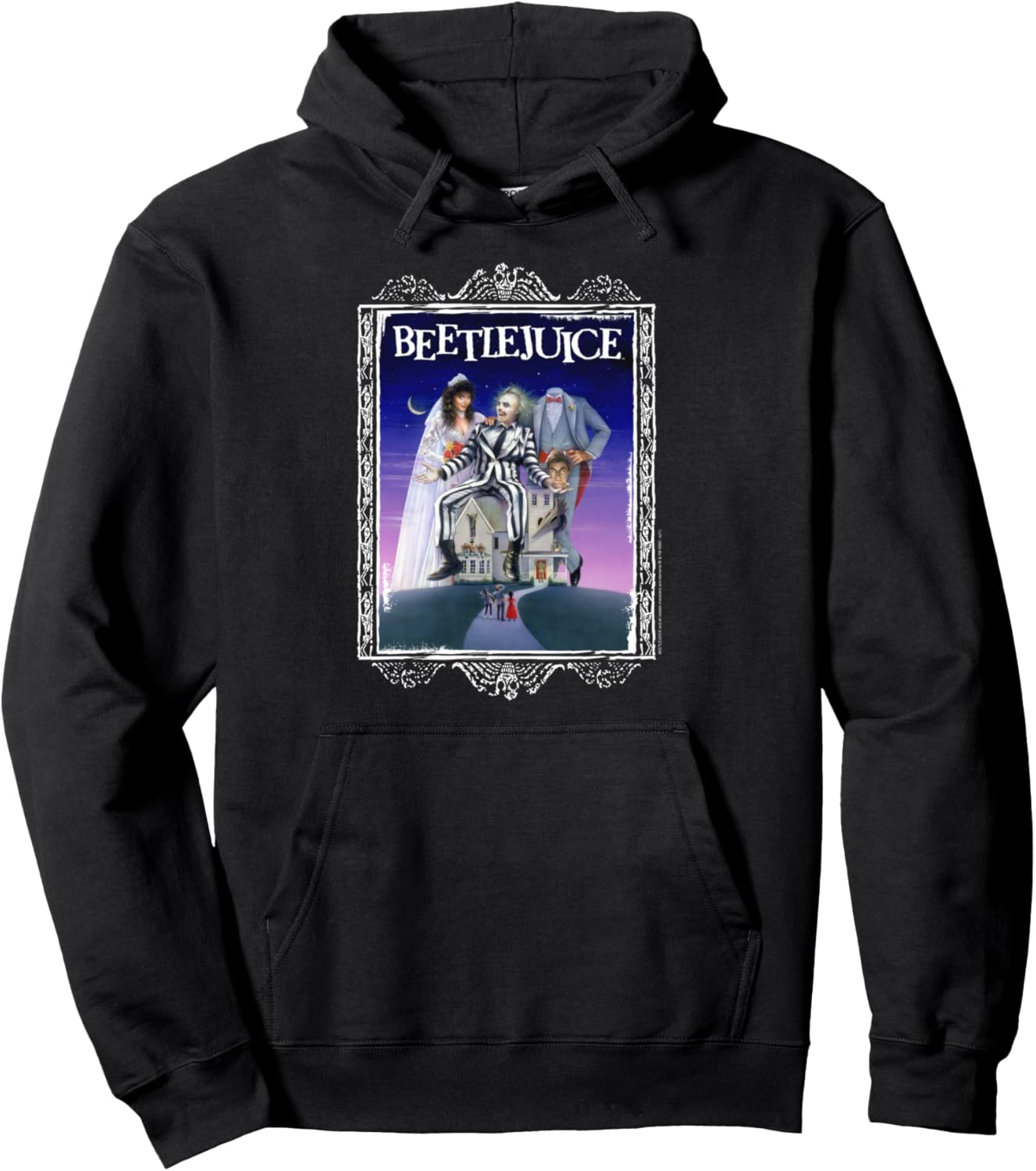 Beetlejuice Classic Movie Poster Photo Movie Pullover Hoodie