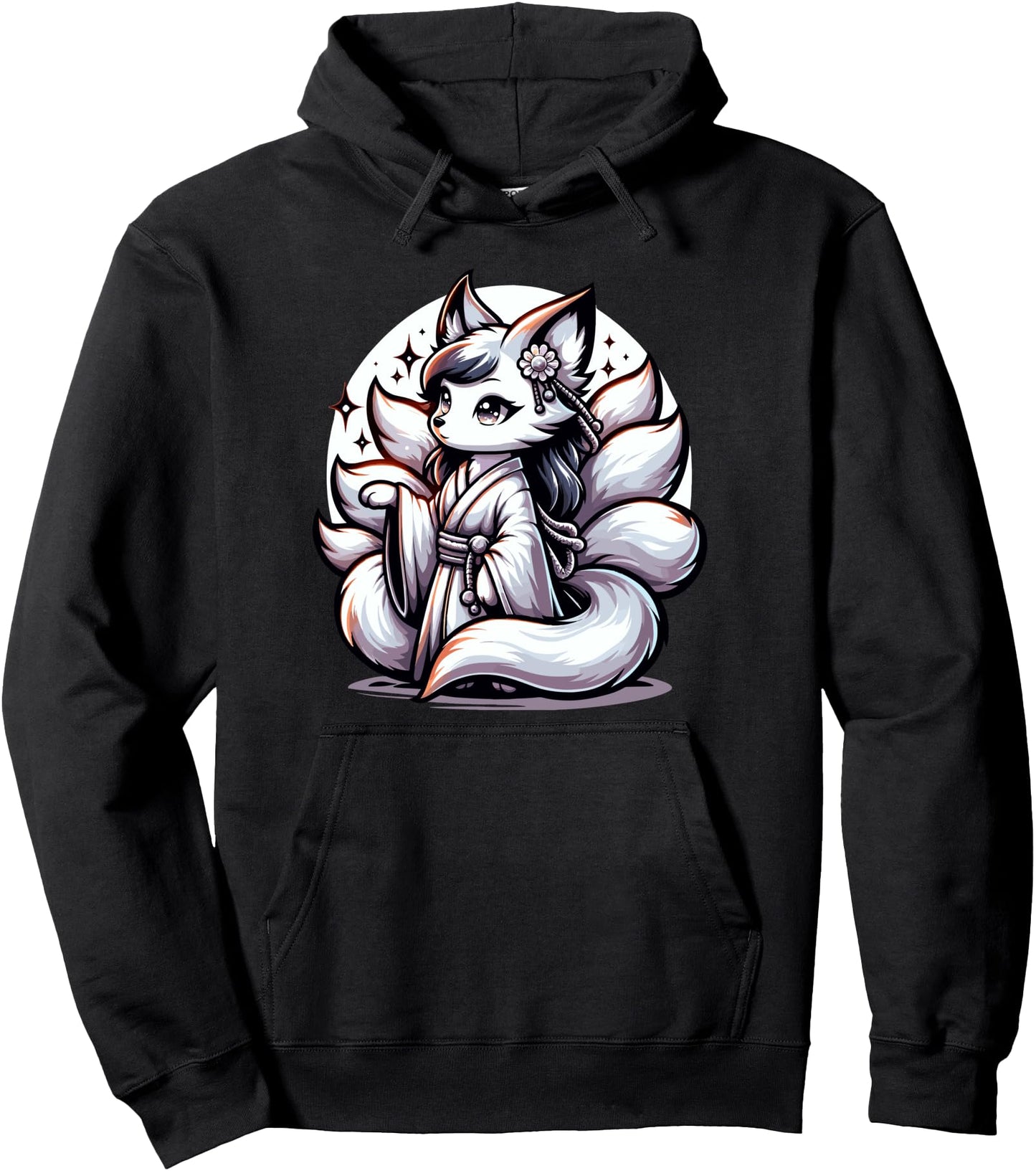 Explore The Enchantment Of Kitsune In Japanese Folklore Pullover Hoodie