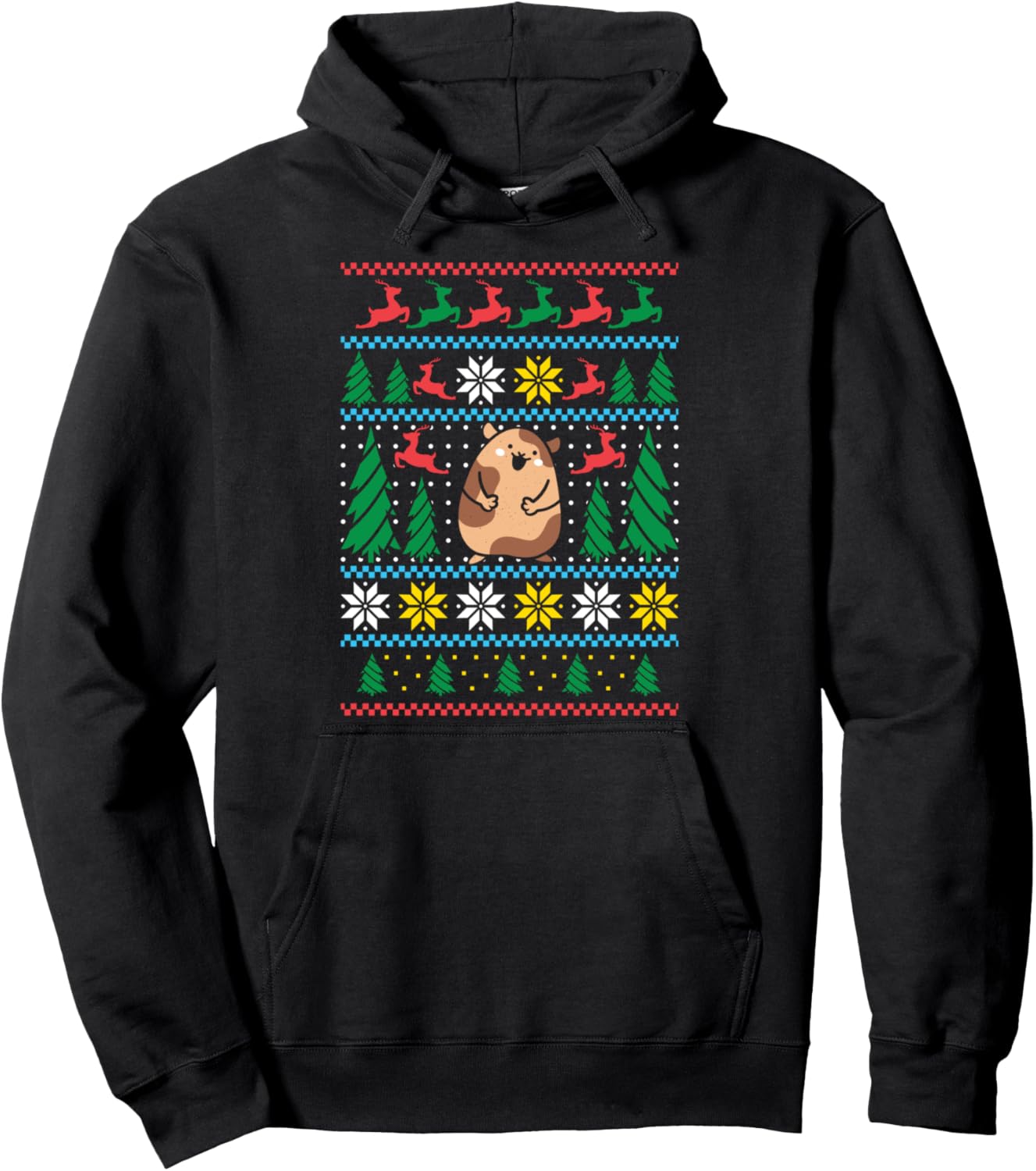 Christmas Hammy Sweet Cute Hamster Lover Xmas Pullover Hoodie