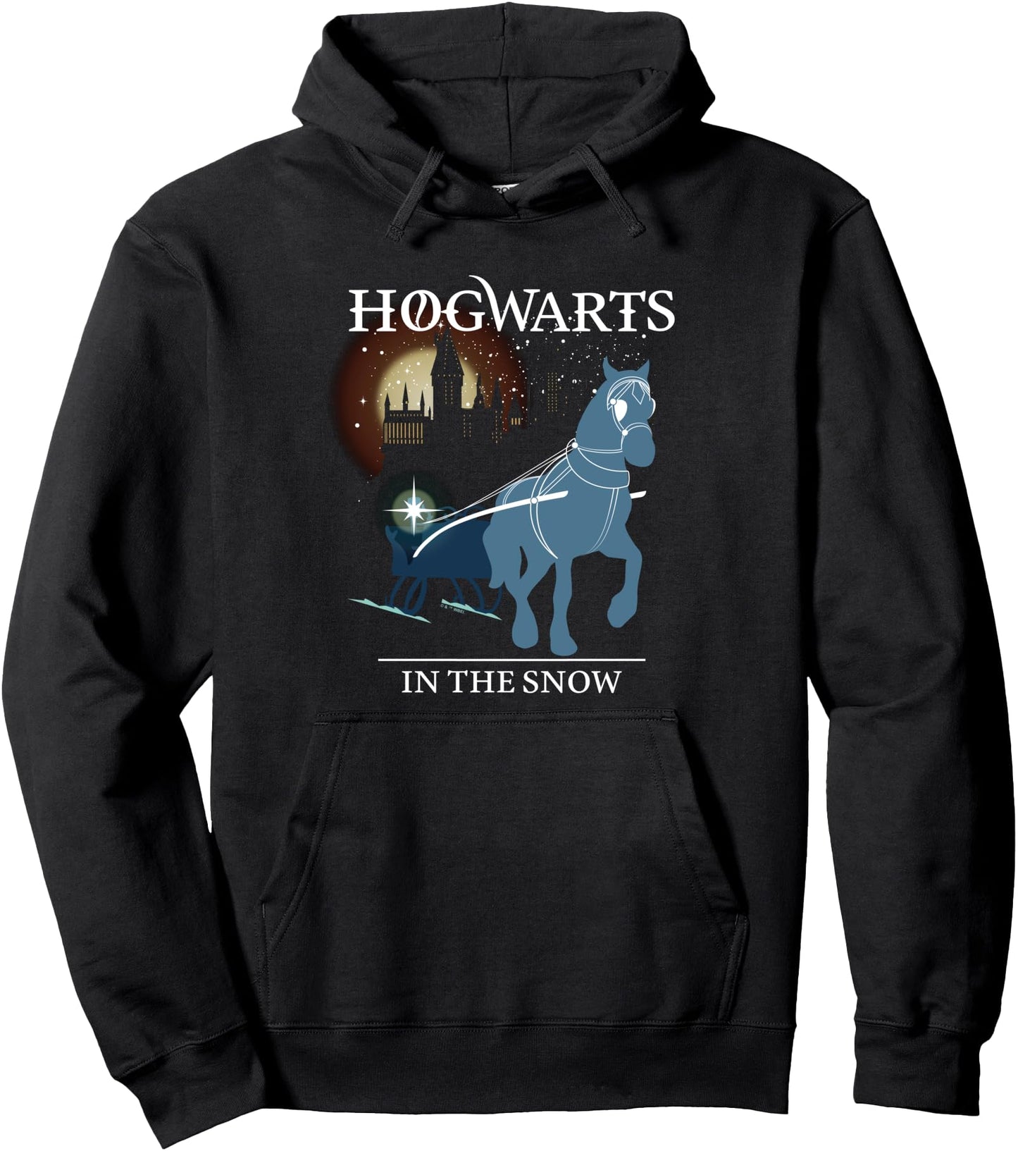 Harry Potter Hogwarts Christmas in the Snow Pullover Hoodie