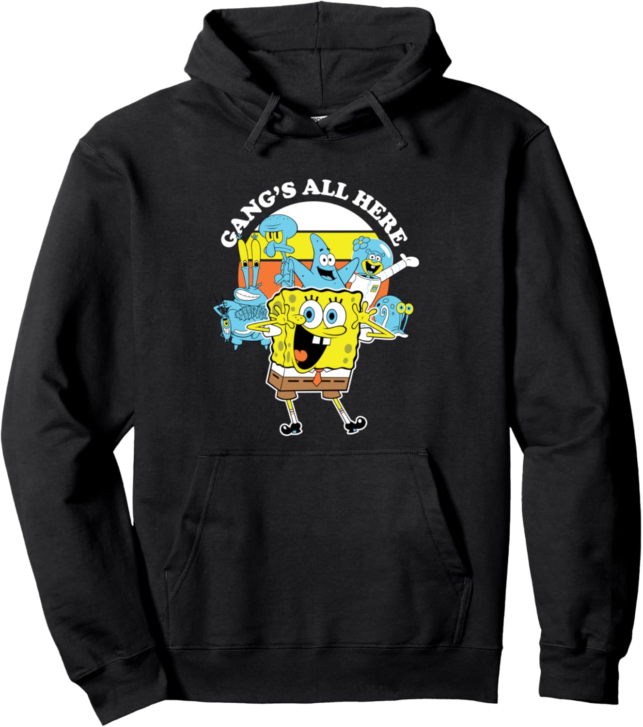SpongeBob SquarePants Gang's All Here Pullover Hoodie