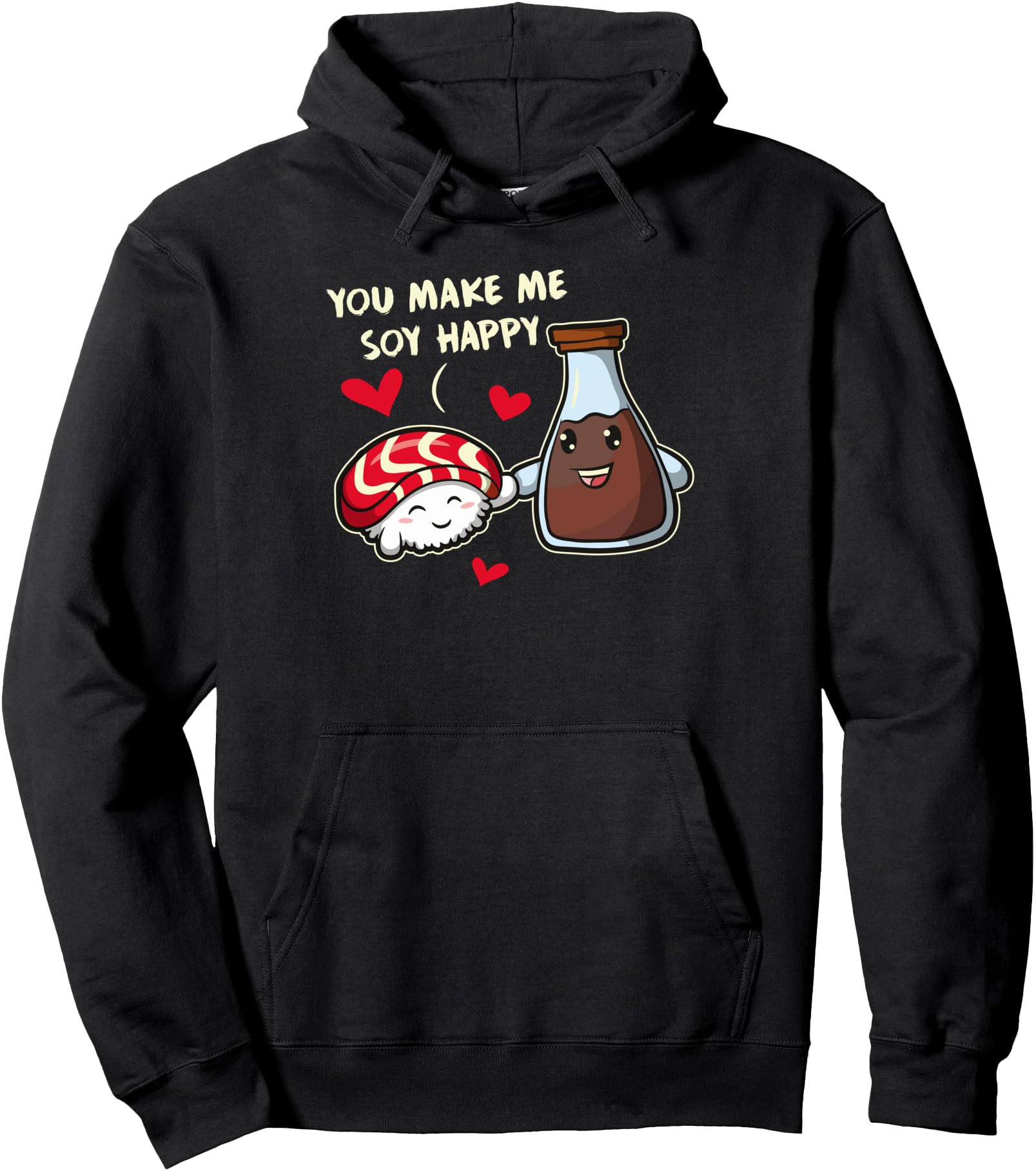 Japanese Anime Kawaii Sushi Pullover Hoodie