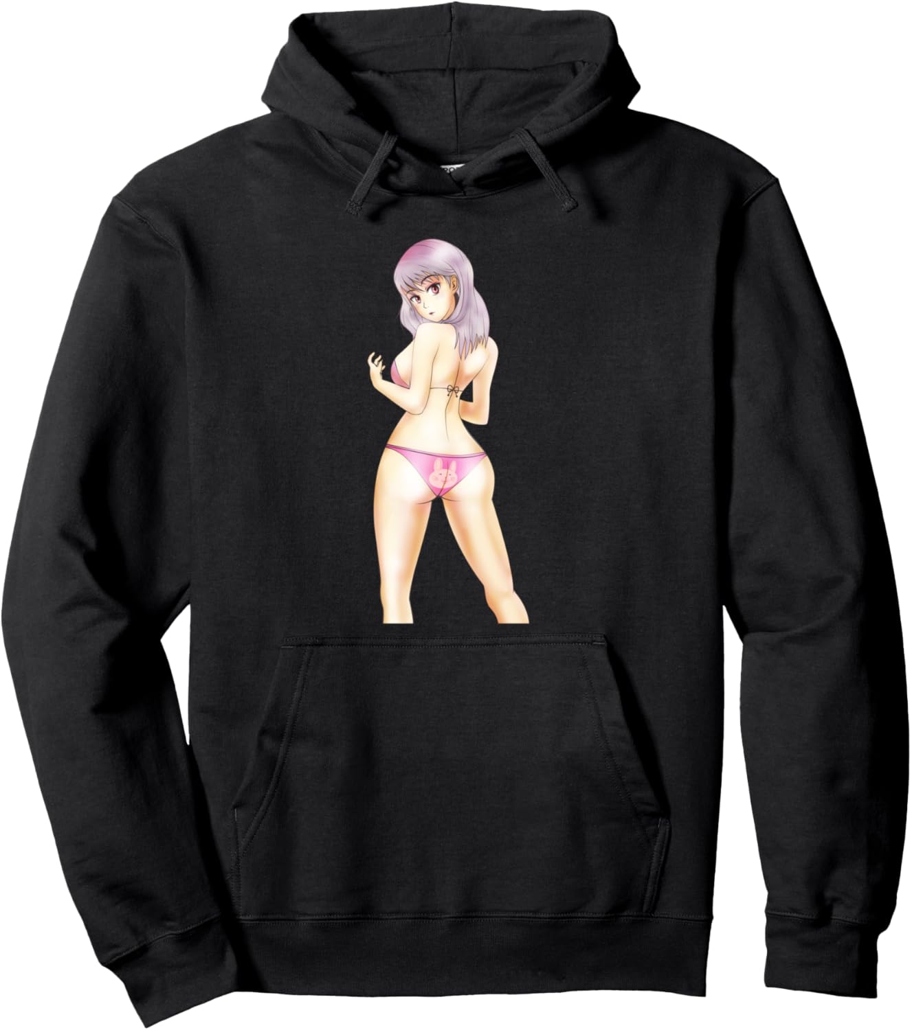 Lewd Japanese Anime Girl - Sexy Anime Pullover Hoodie