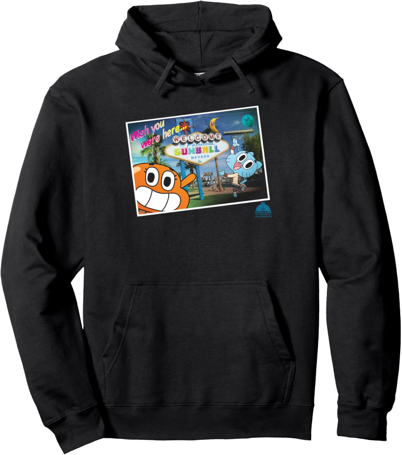 The Amazing World of Gumball Postcard Pullover Hoodie