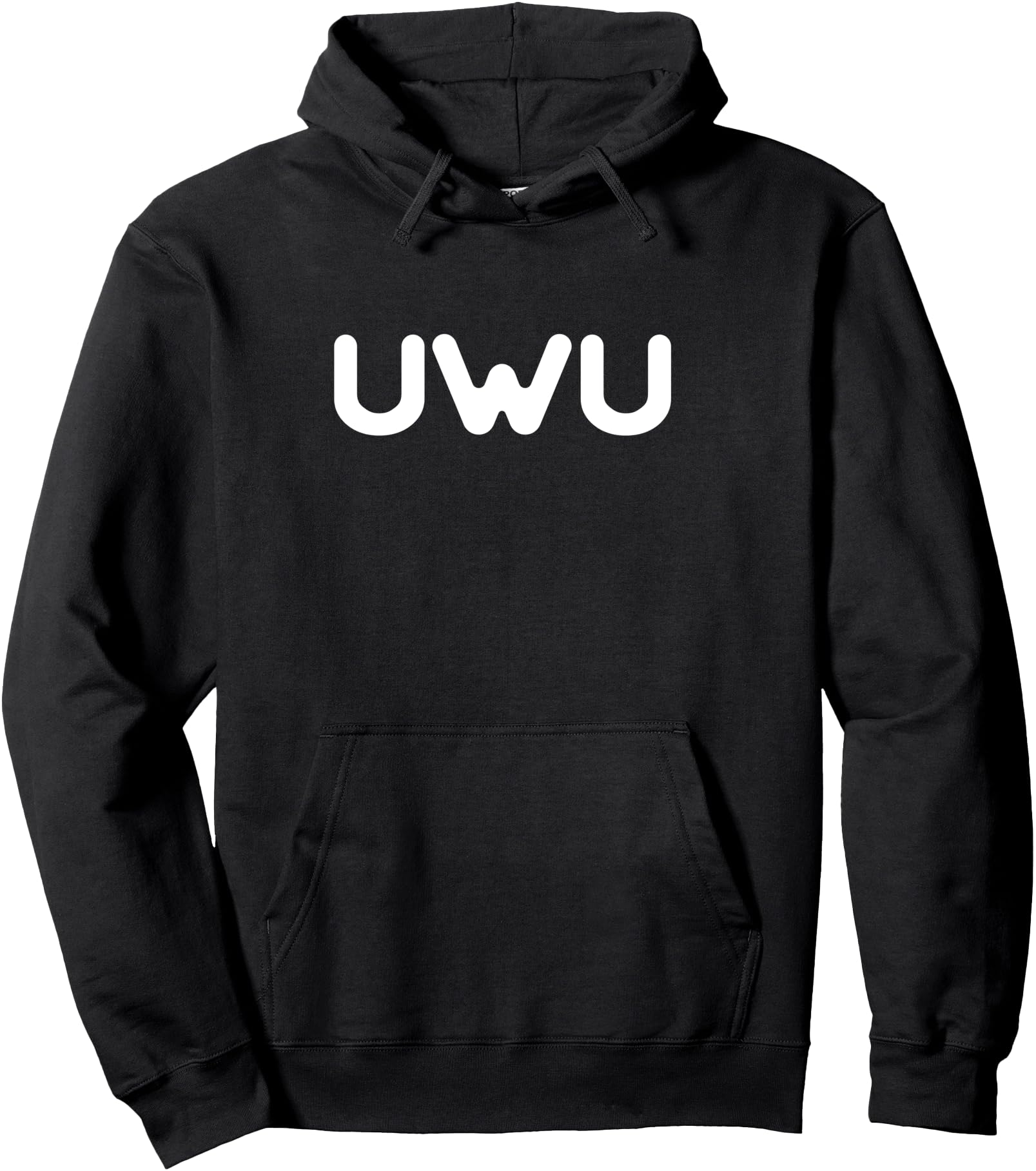 UwU Kitties: UWU Design - Happy Anime Face Pullover Hoodie