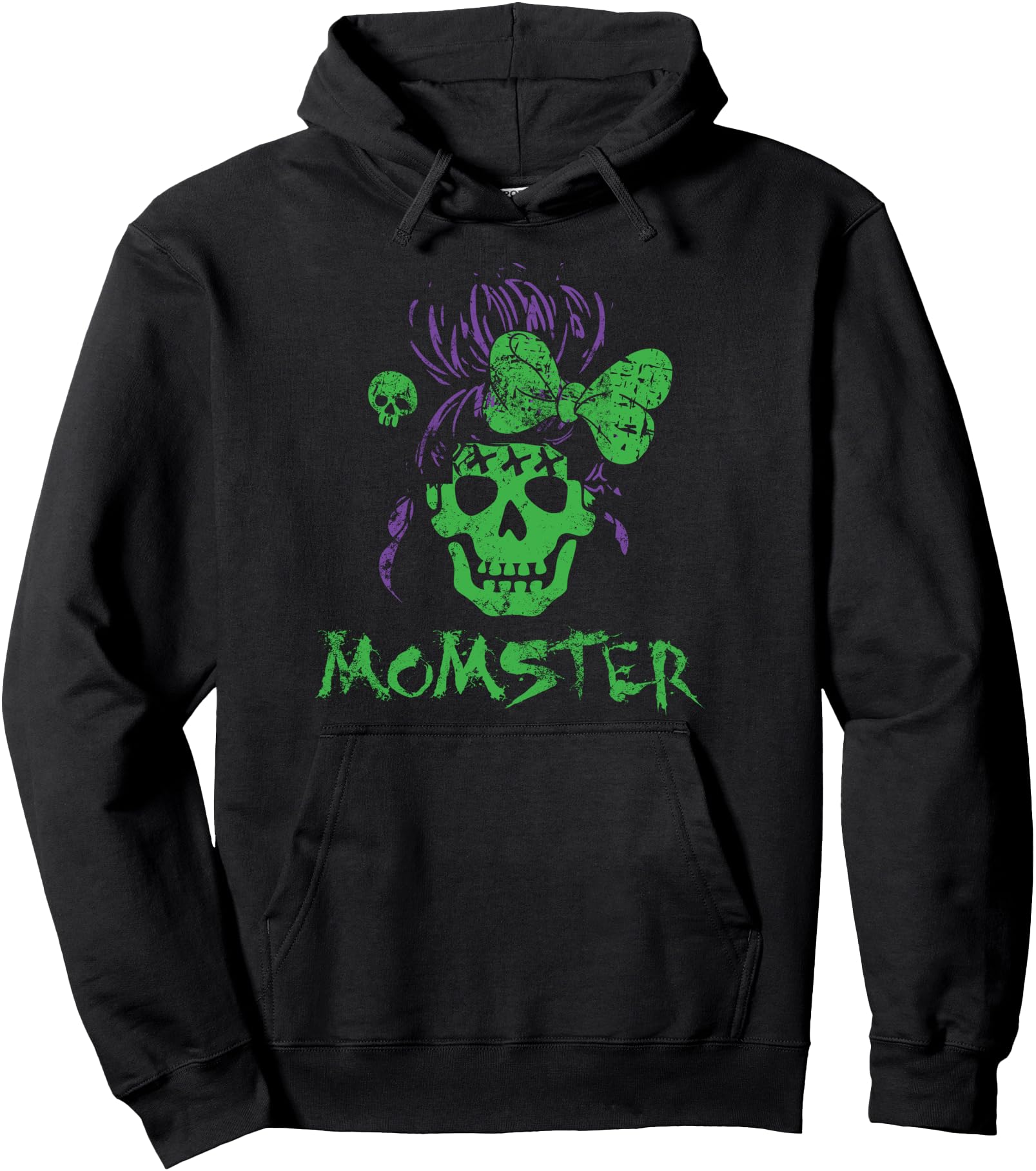 Momster Shirt For Women Retro Funny Horror Zombie Halloween Pullover Hoodie