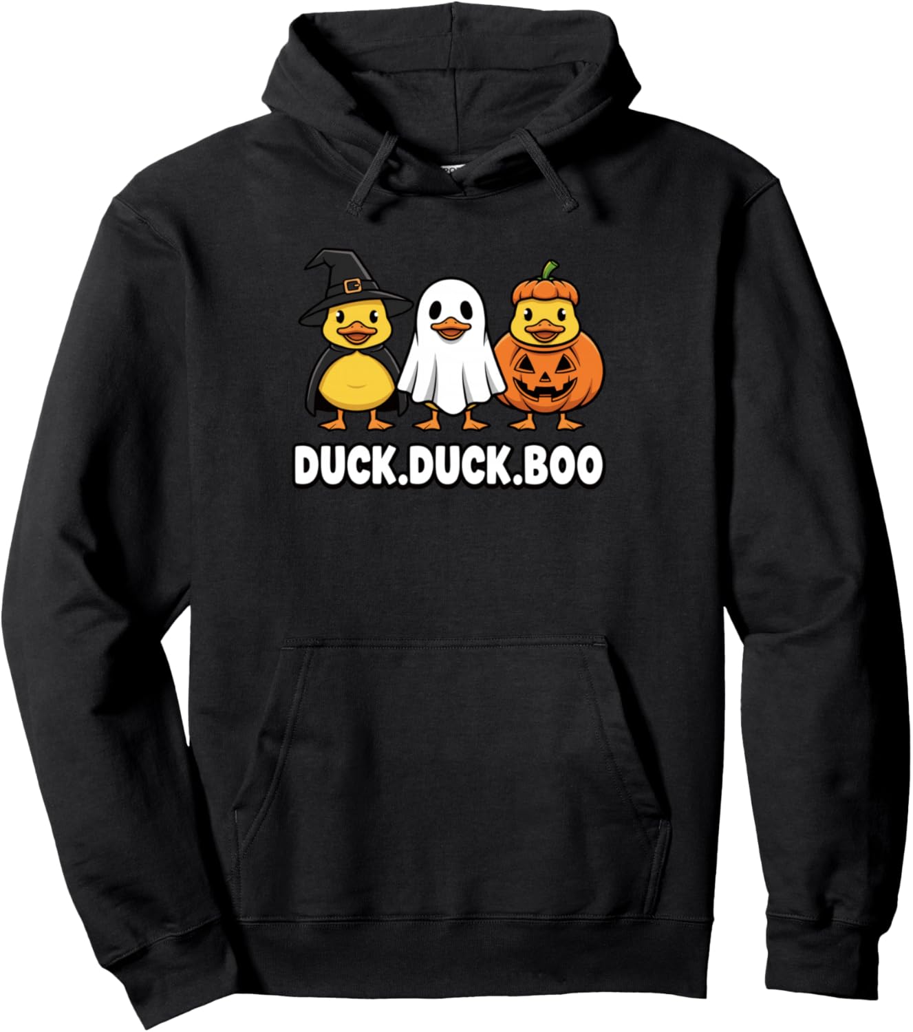 Duck Boo Halloween Ducks Witch Ghost Pumpkin Family Matching Pullover Hoodie