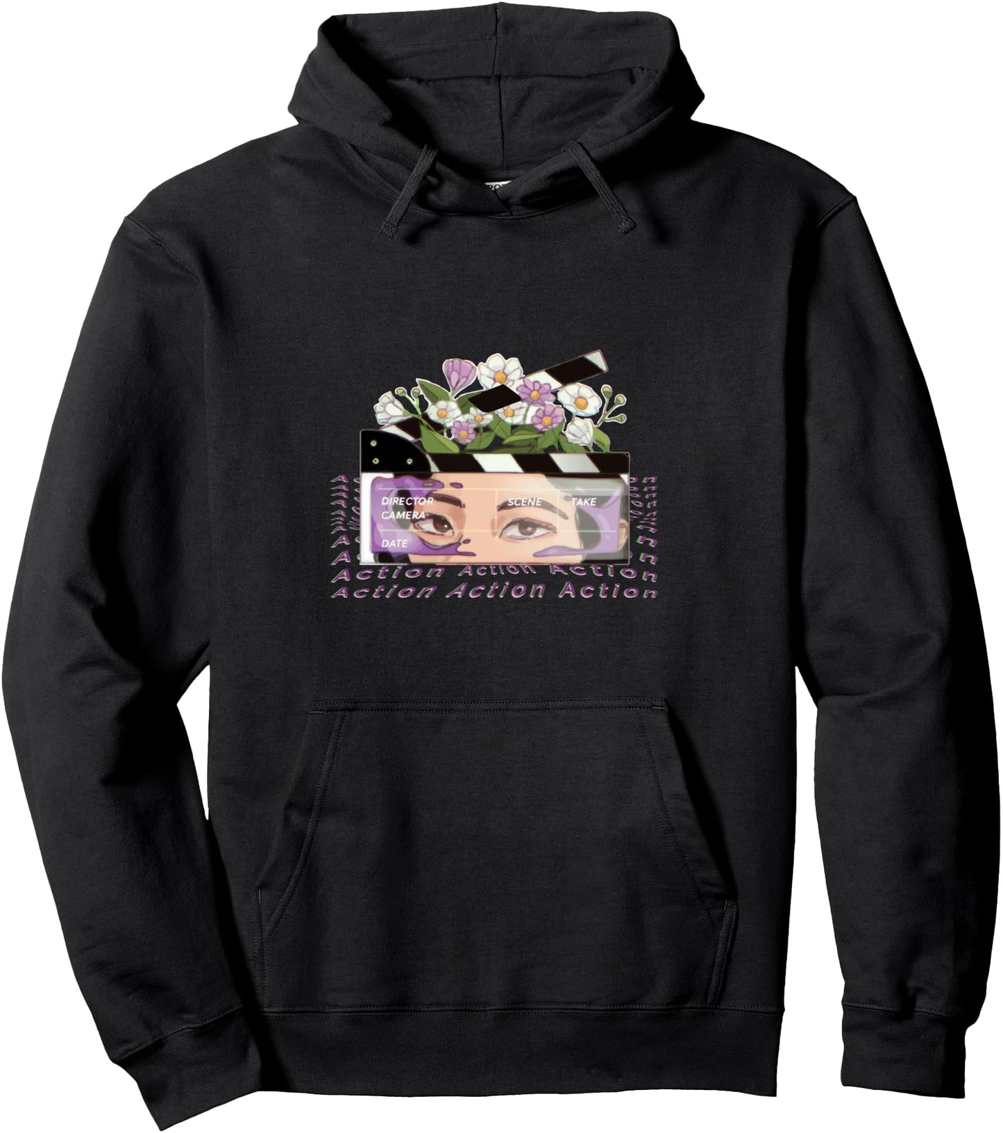 Main Character Vibes Only Anime Aesthetic Pullover Hoodie