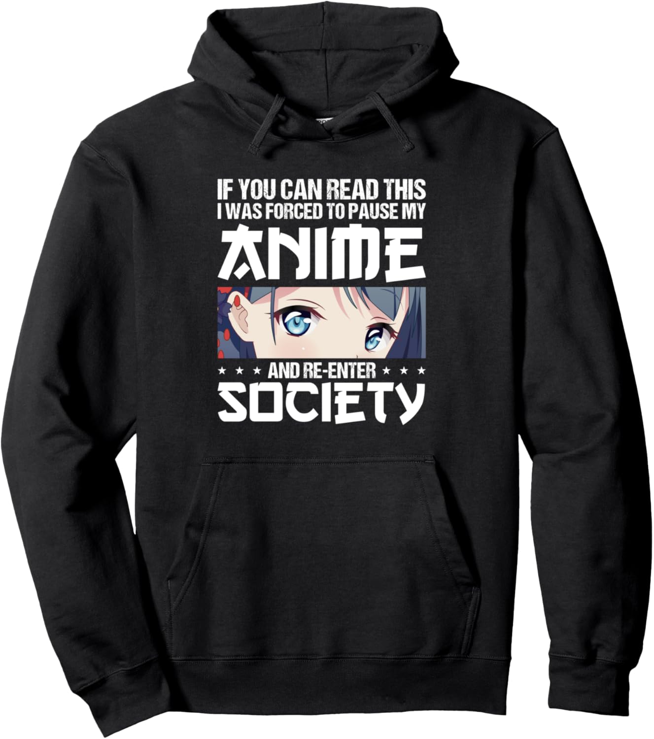 Funny Japanese I Was Forced To Pause My Anime Manga Pullover Hoodie