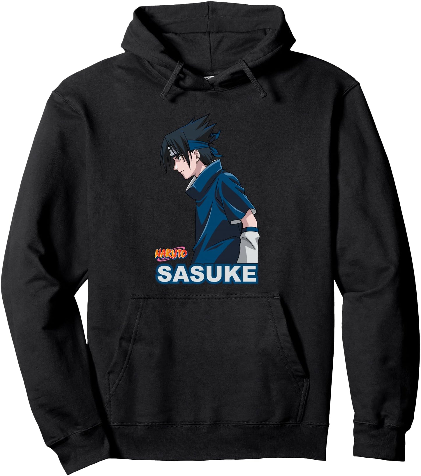 Naruto Classic Sasuke Side View Pullover Hoodie