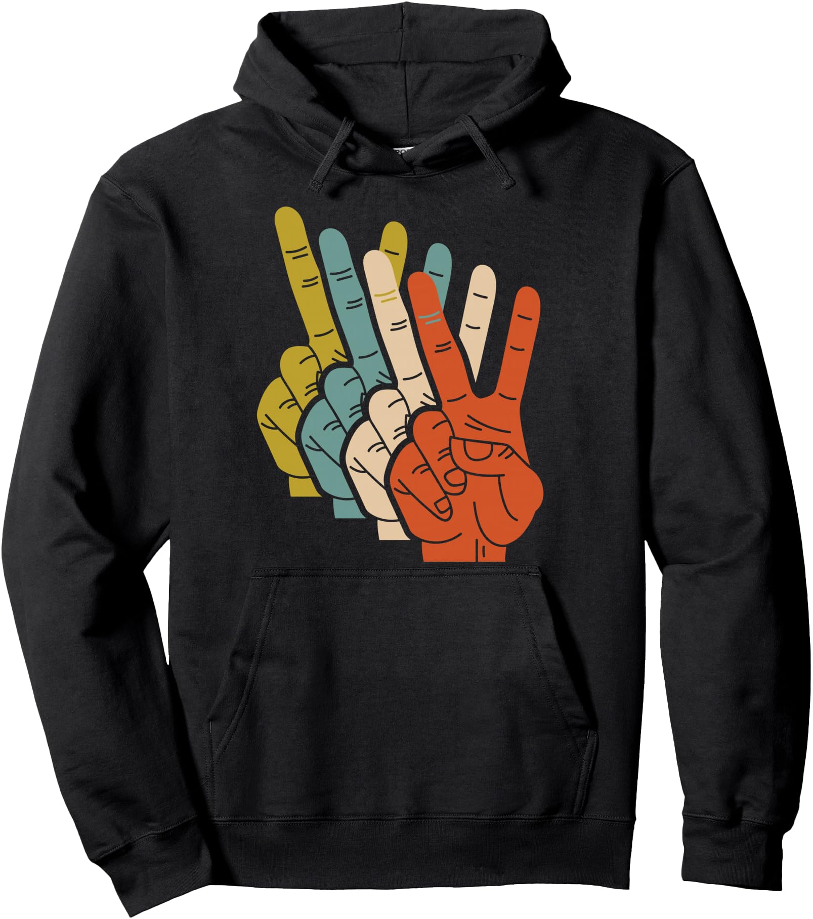 Peace Sign Symbol Peace Pullover Hoodie