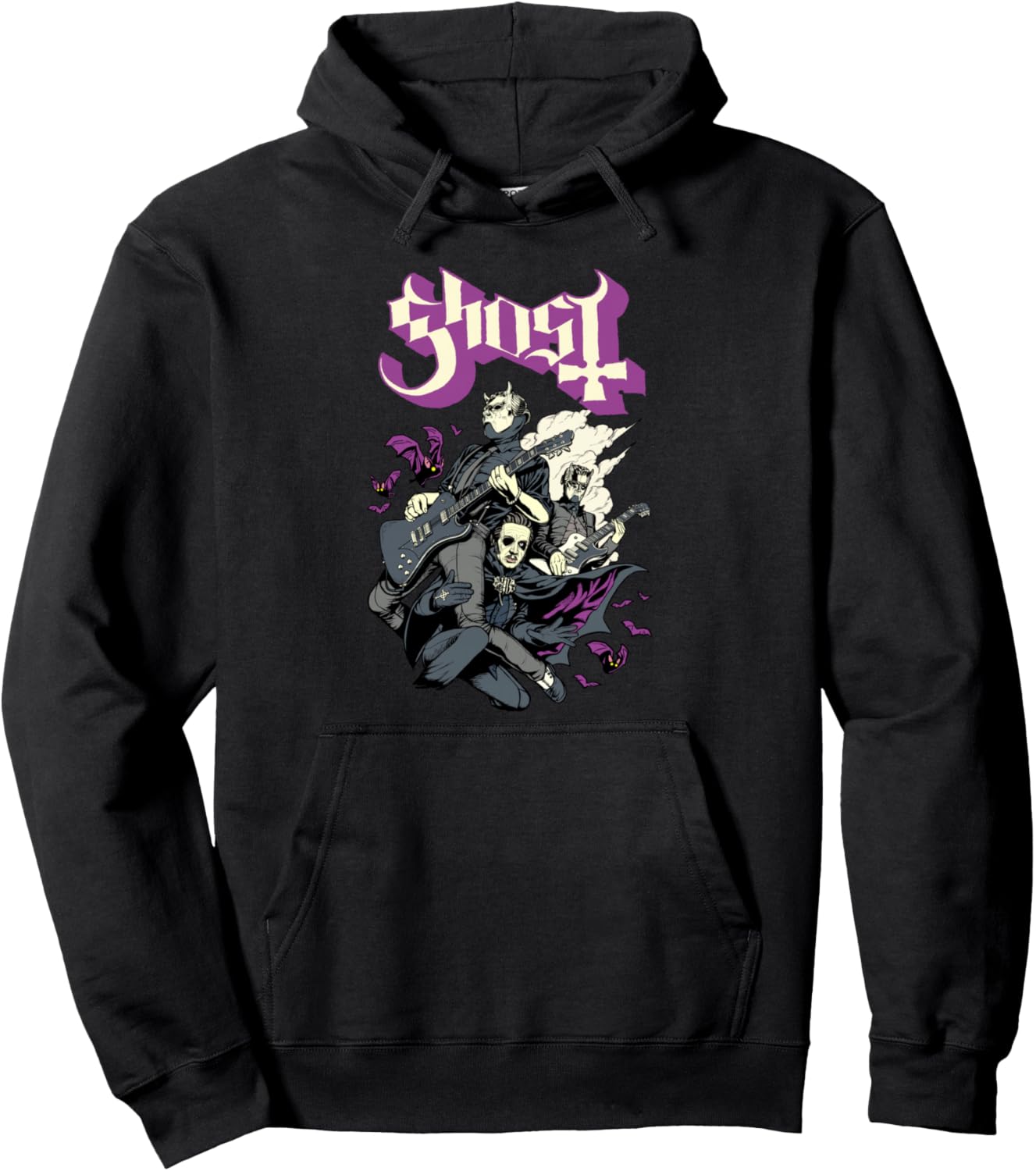 Ghost \u2013 Bats and Band Pullover Hoodie