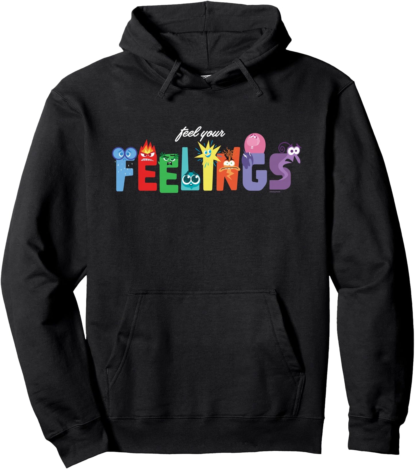 Disney and Pixar's Inside Out 2 Emotions Feel Your Feelings Pullover Hoodie