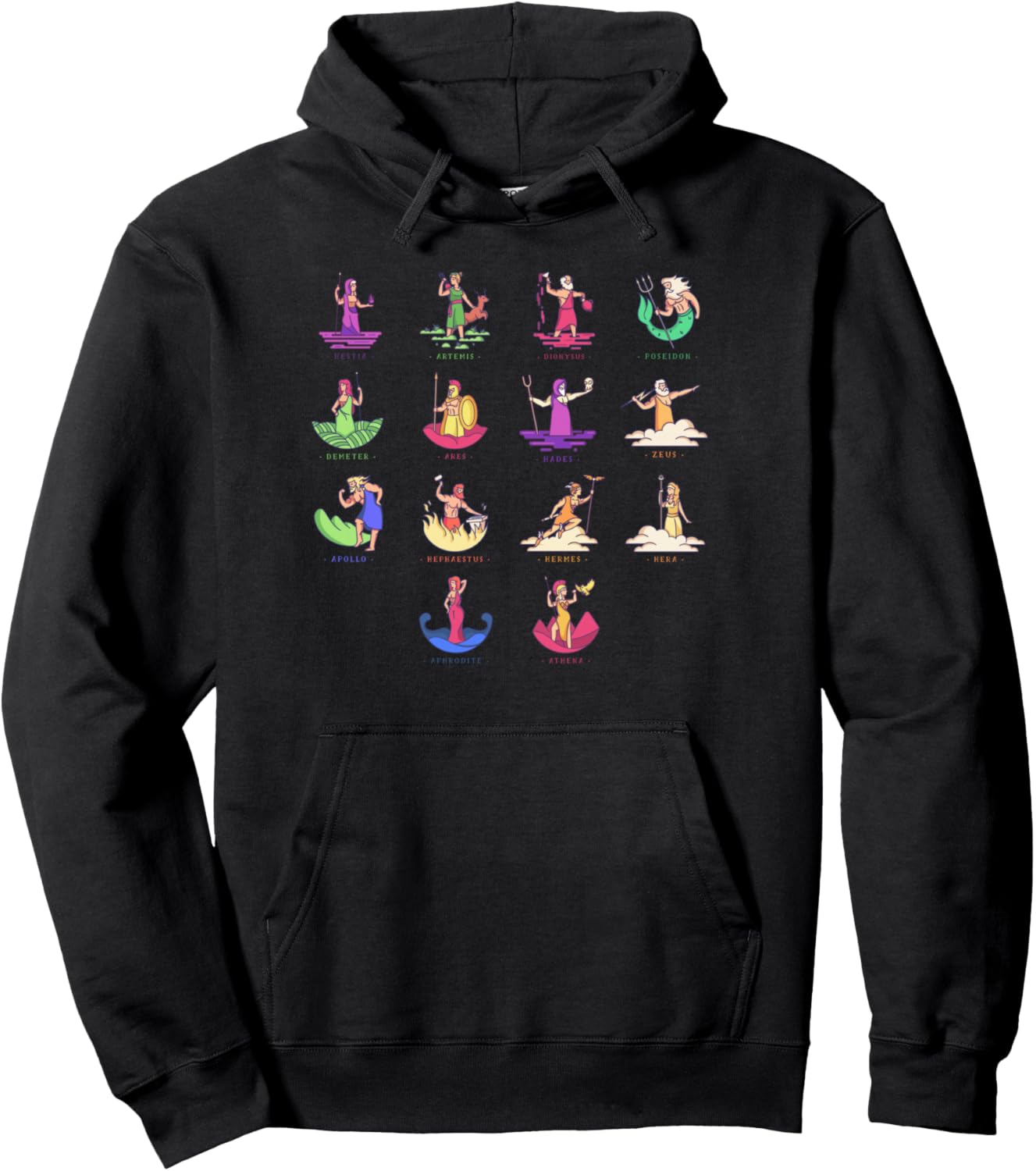 Greek Mythology Gods - Gods of Greece Pullover Hoodie