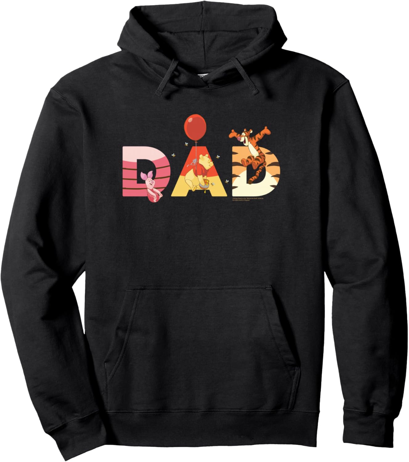 Disney Winnie the Pooh and Friends Dad Father's Day Birthday Pullover Hoodie