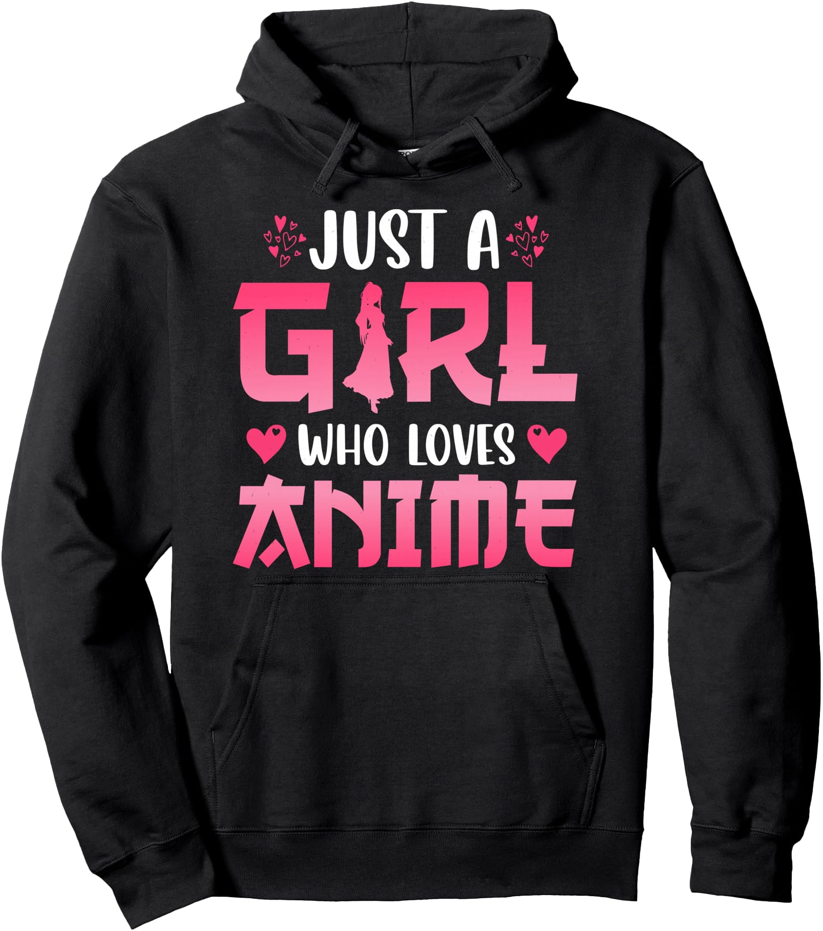 Just A Girl Who Loves Anime Pullover Hoodie