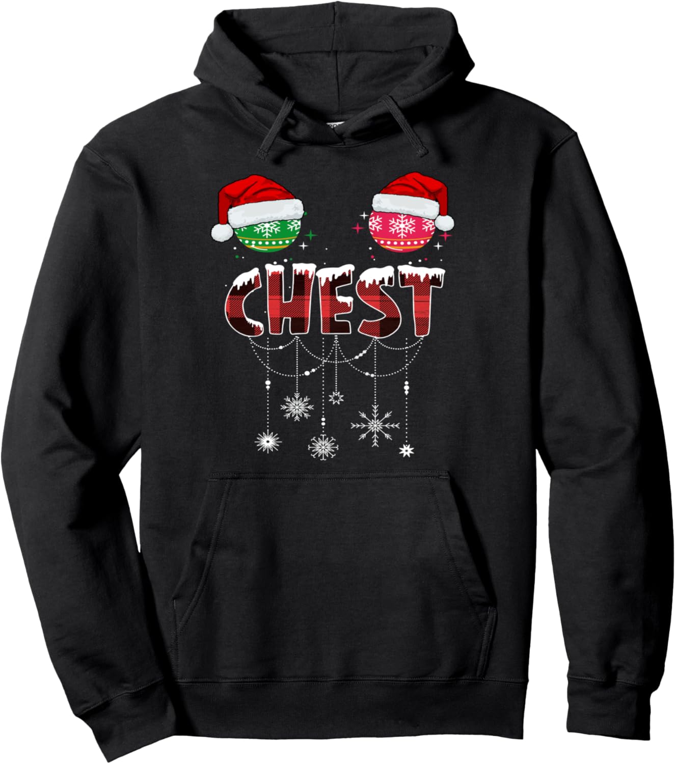 Chest Nuts Christmas Pullover Hoodie